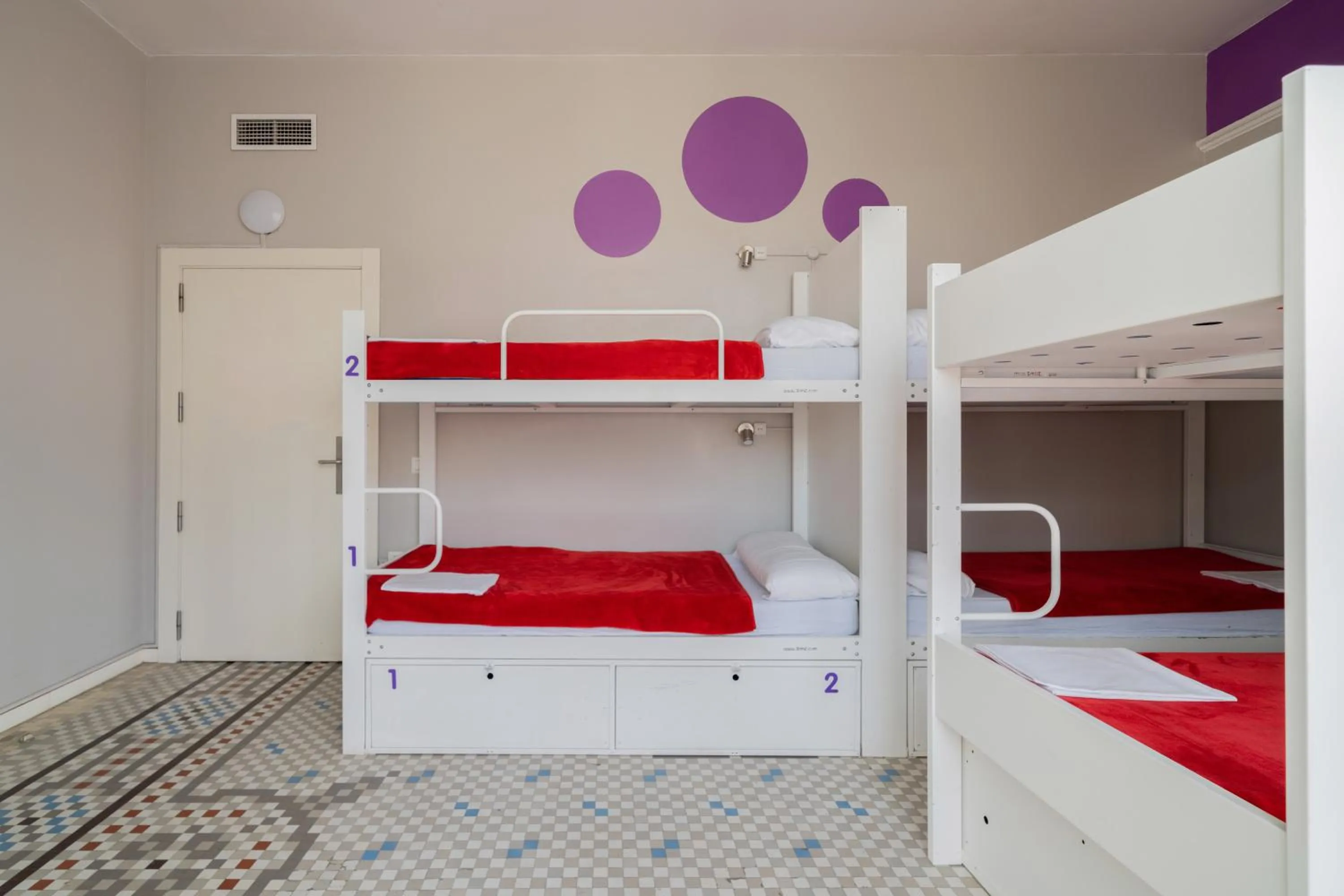 Bed in Purple Nest Hostel
