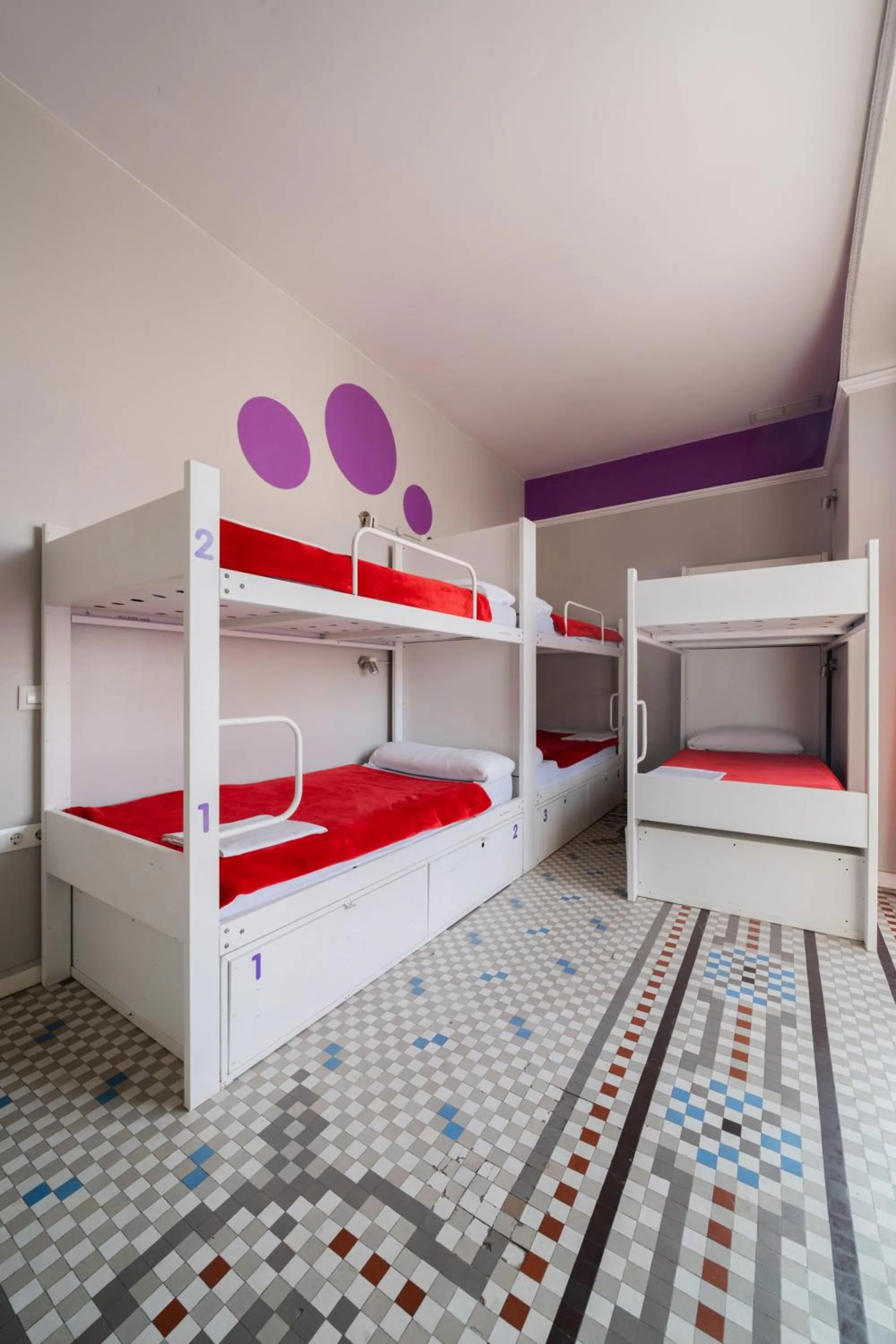 Bed in Purple Nest Hostel