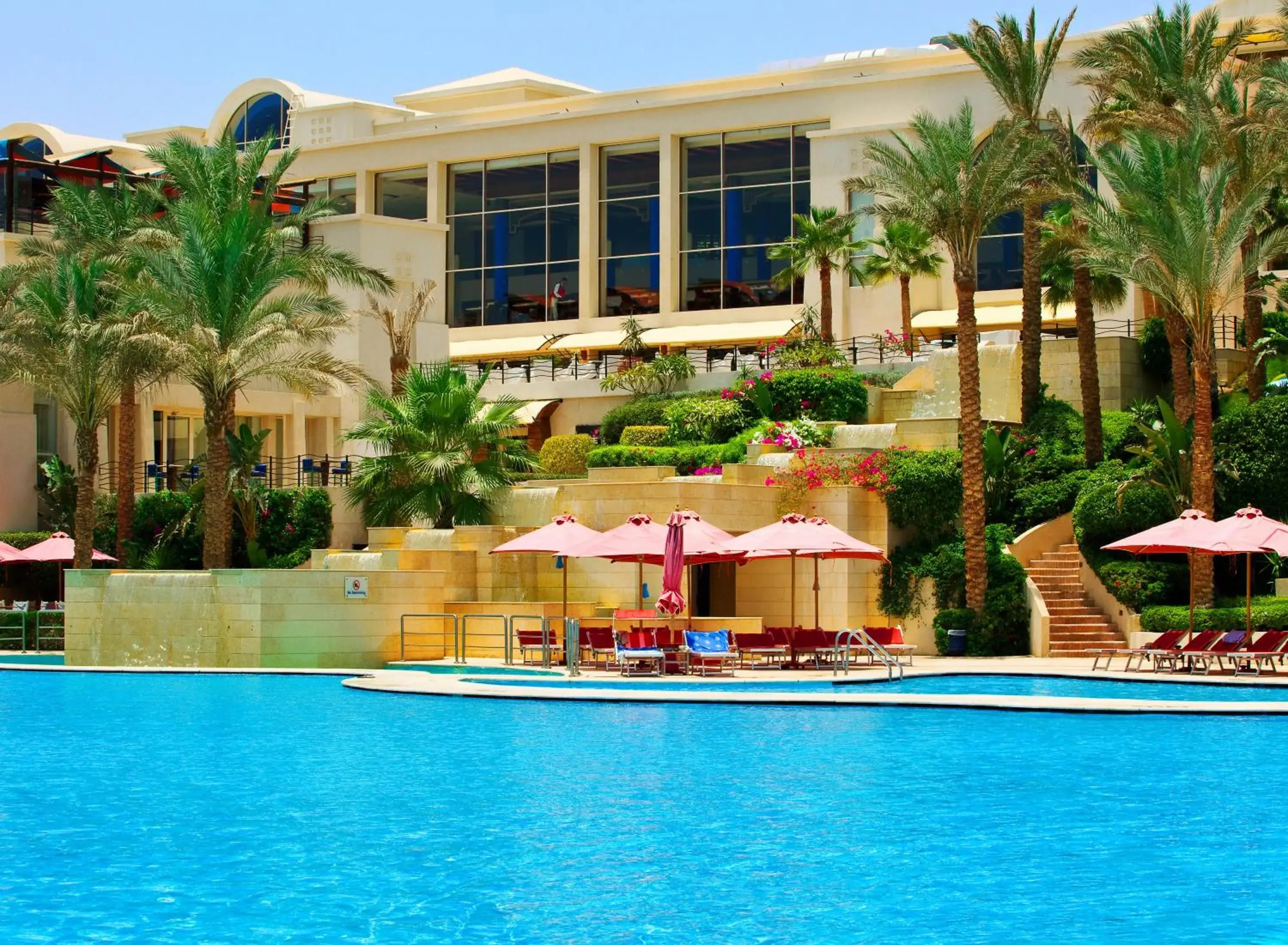 Pool view in Grand Rotana Resort & Spa Pool view in Grand Rotana Resort & Spa