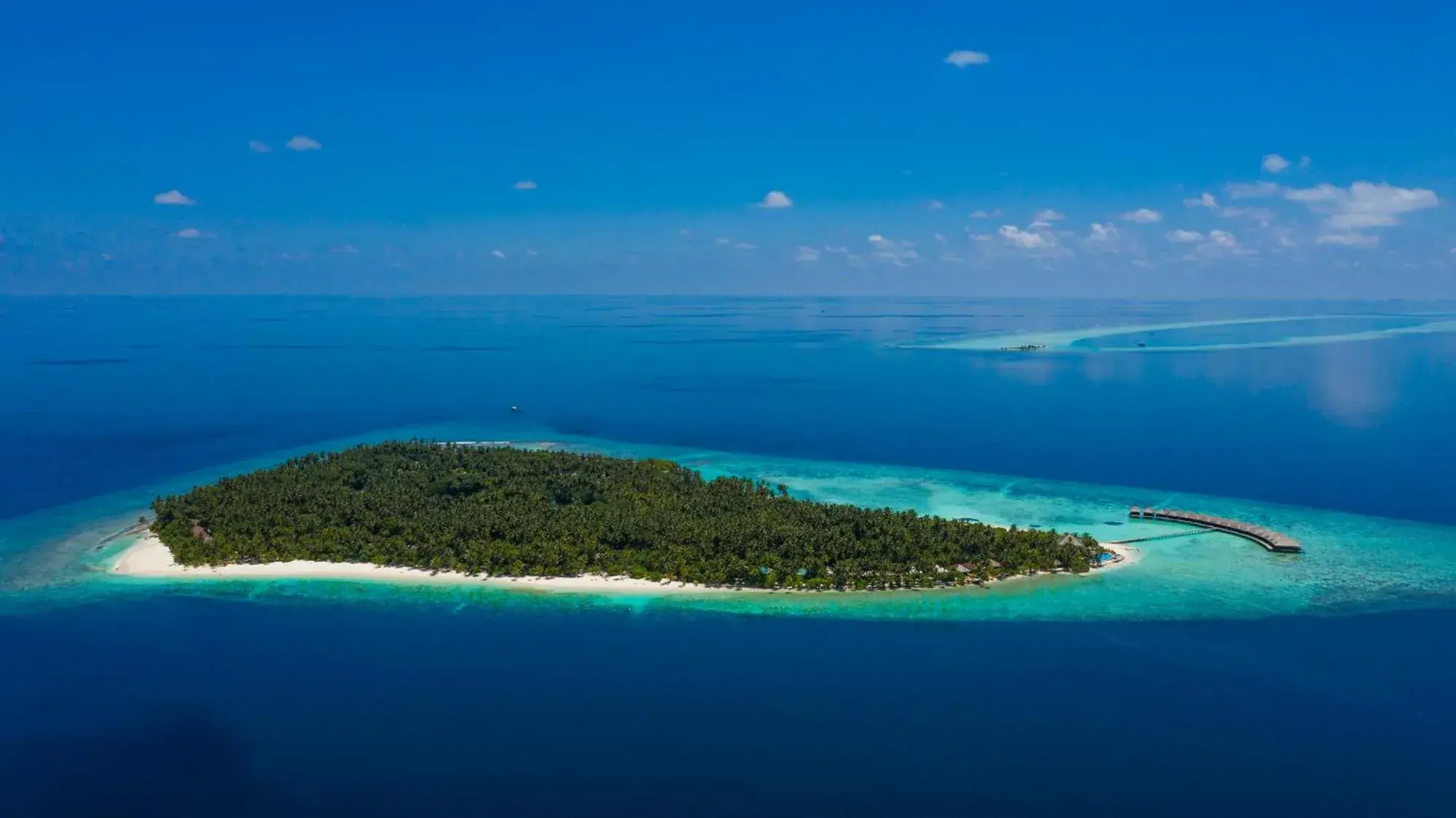 Bird's eye view in Filitheyo Island Resort Bird's eye view in Filitheyo Island Resort
