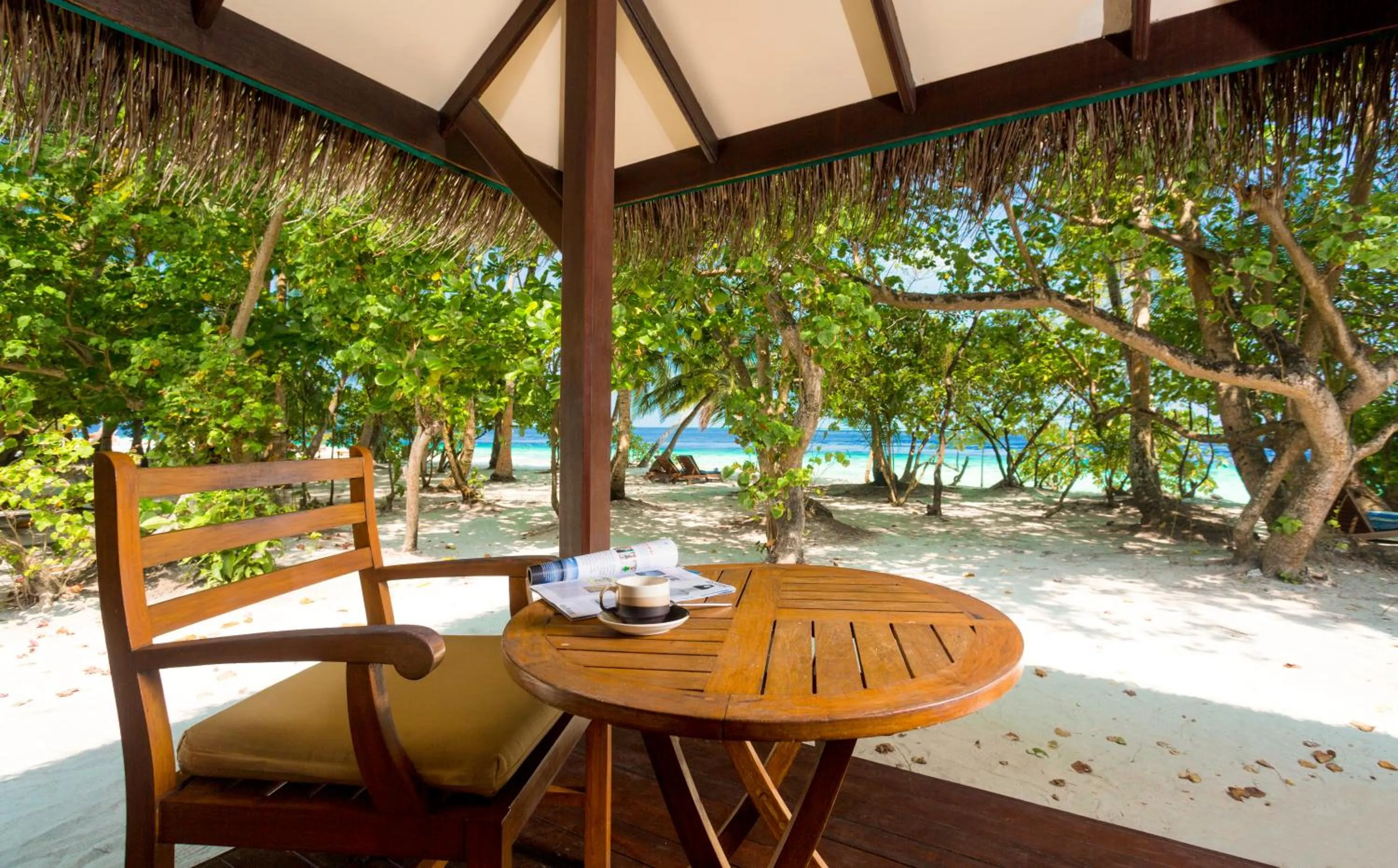 Garden view in Filitheyo Island Resort