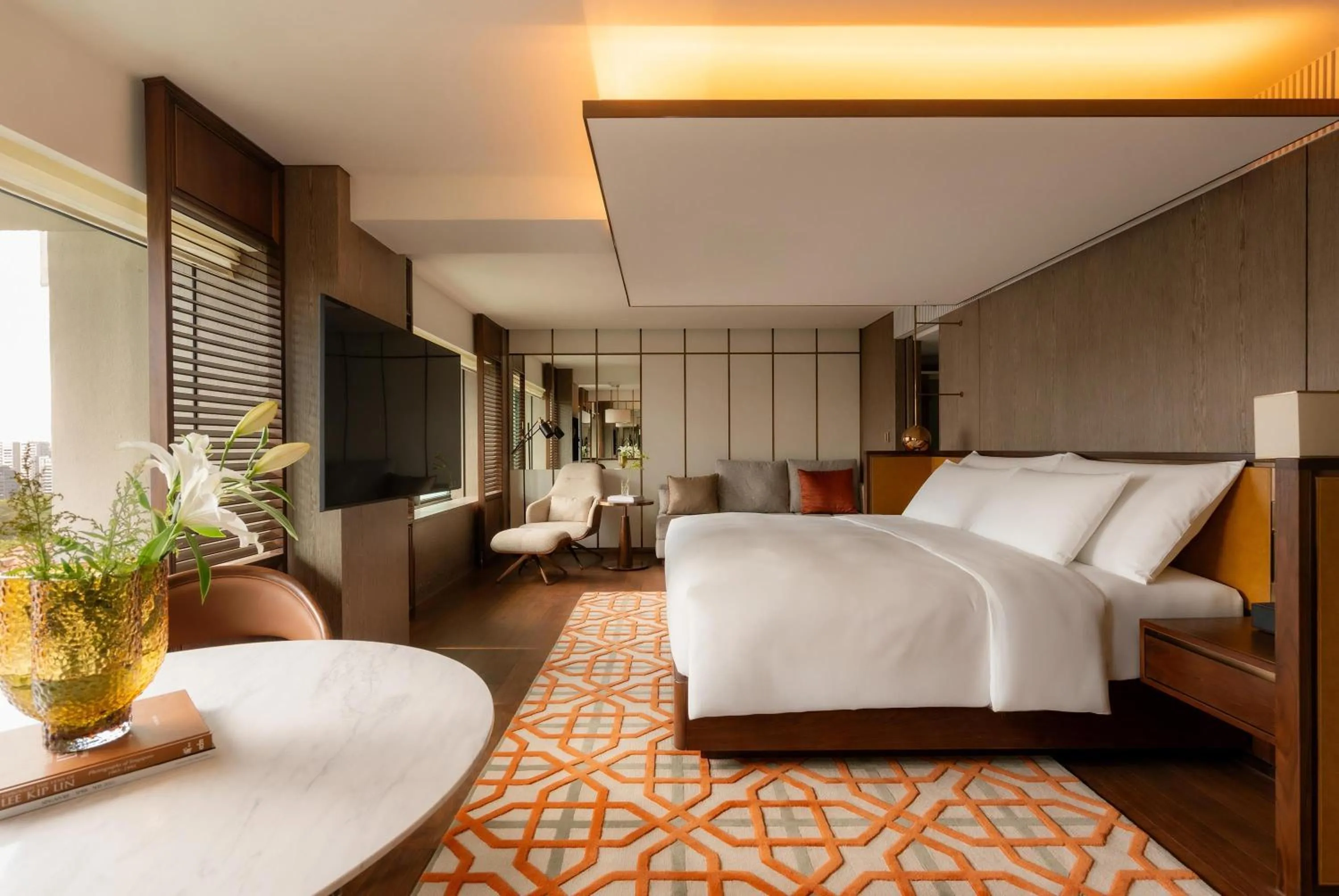 Bedroom, Bed in Grand Hyatt Singapore