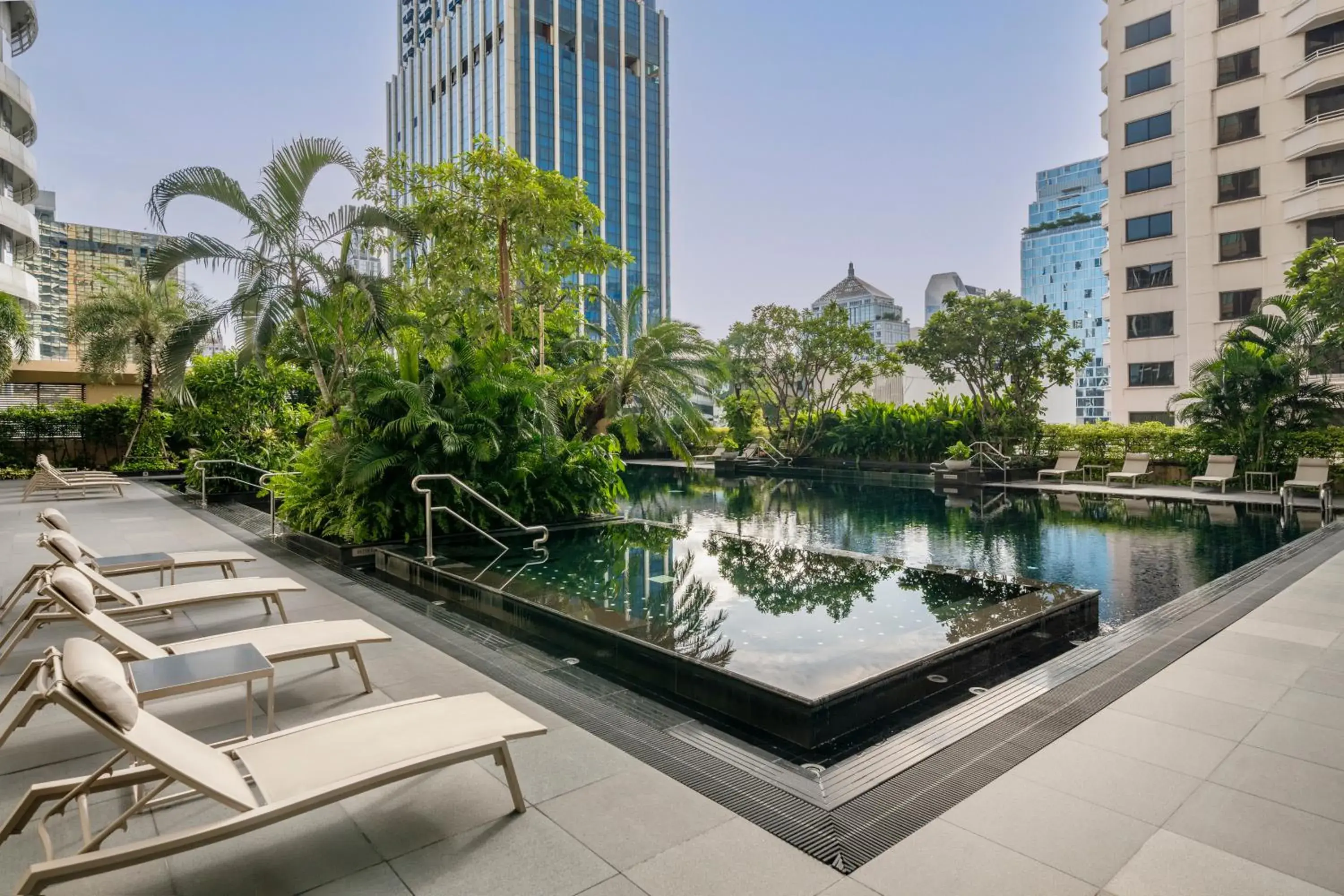 Swimming pool in Grande Centre Point Hotel Ratchadamri Bangkok Swimming pool in Grande Centre Point Hotel Ratchadamri Bangkok