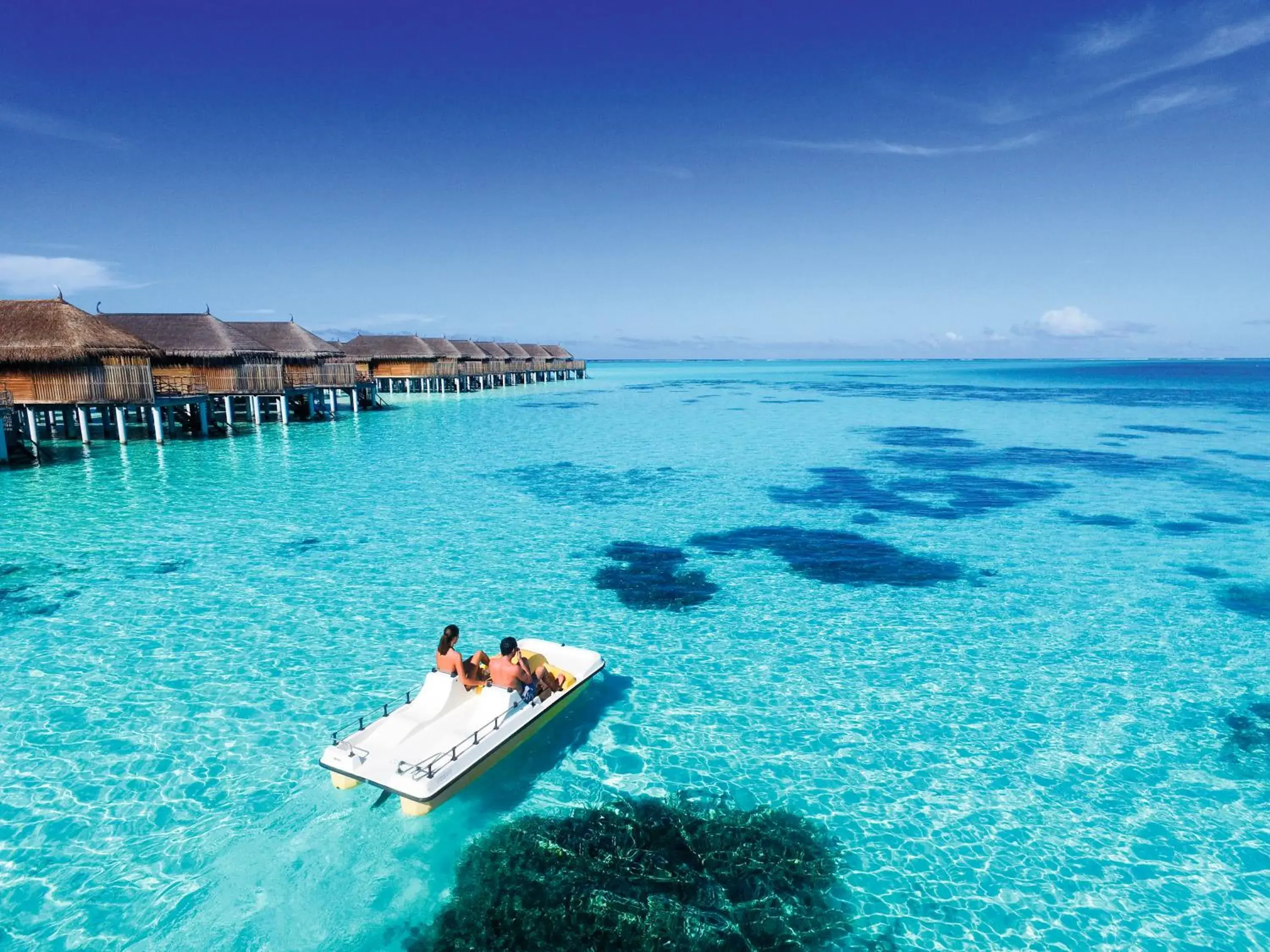 Bird's eye view in Constance Moofushi Maldives - All Inclusive Bird's eye view in Constance Moofushi Maldives - All Inclusive