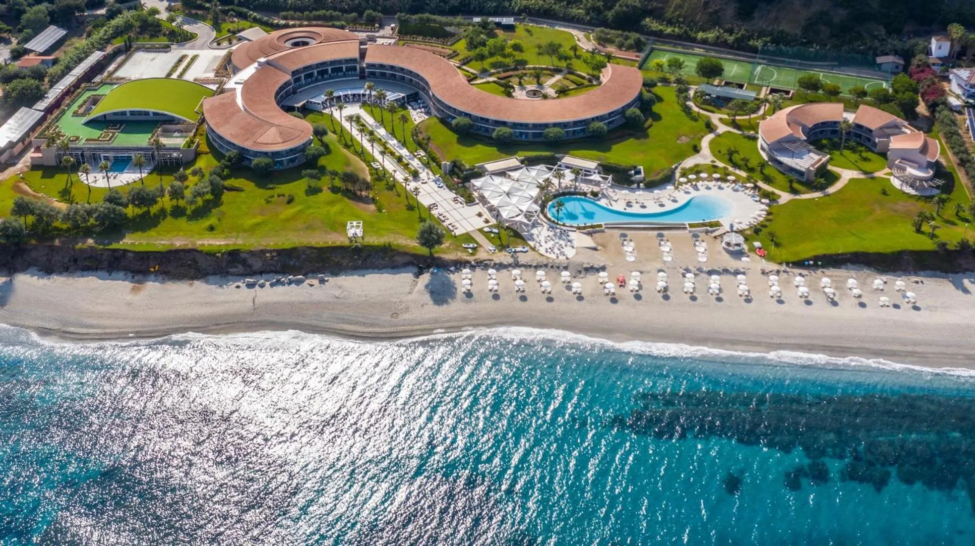 Sea view in Capovaticano Resort Thalasso Spa
