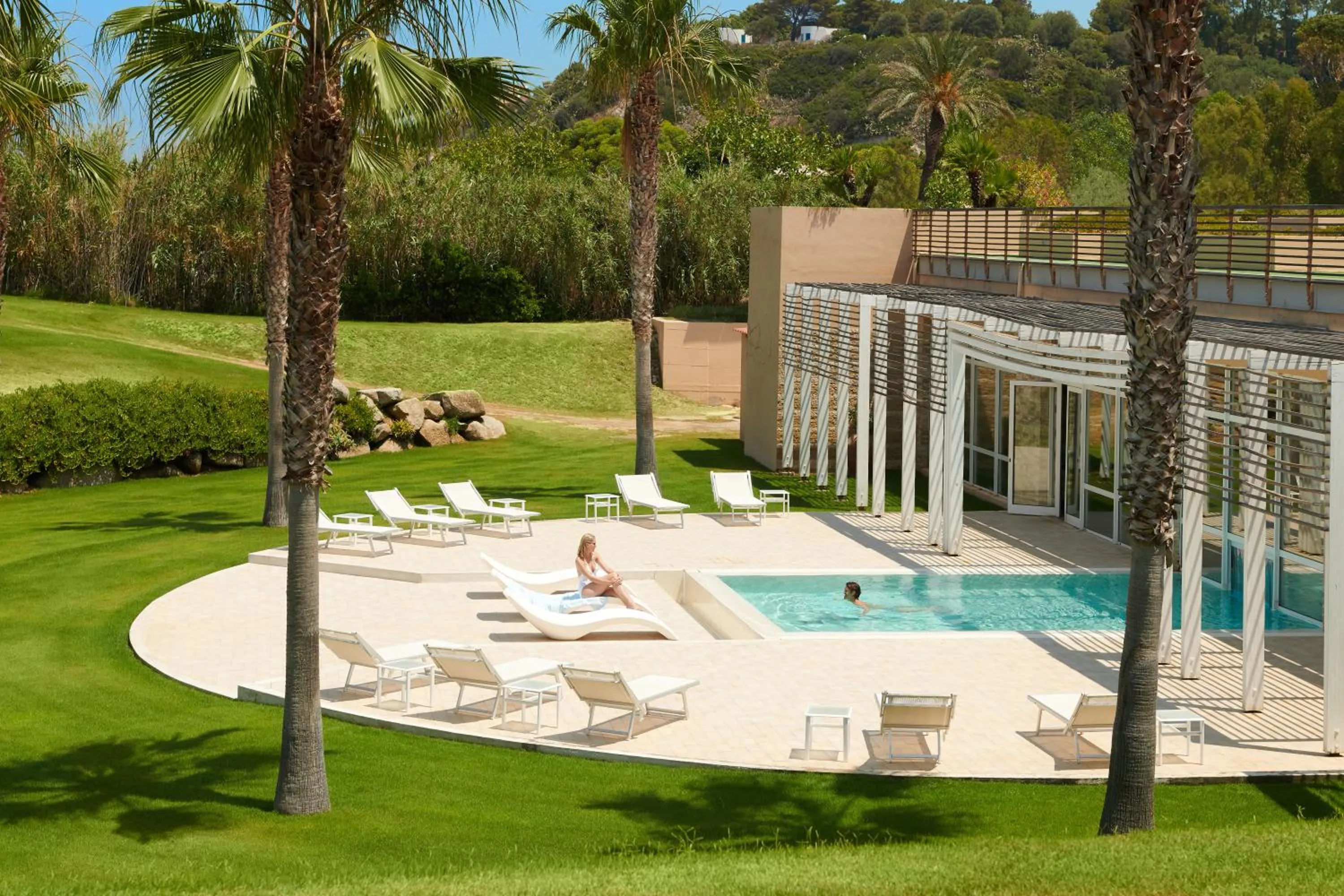 Garden in Capovaticano Resort Thalasso Spa