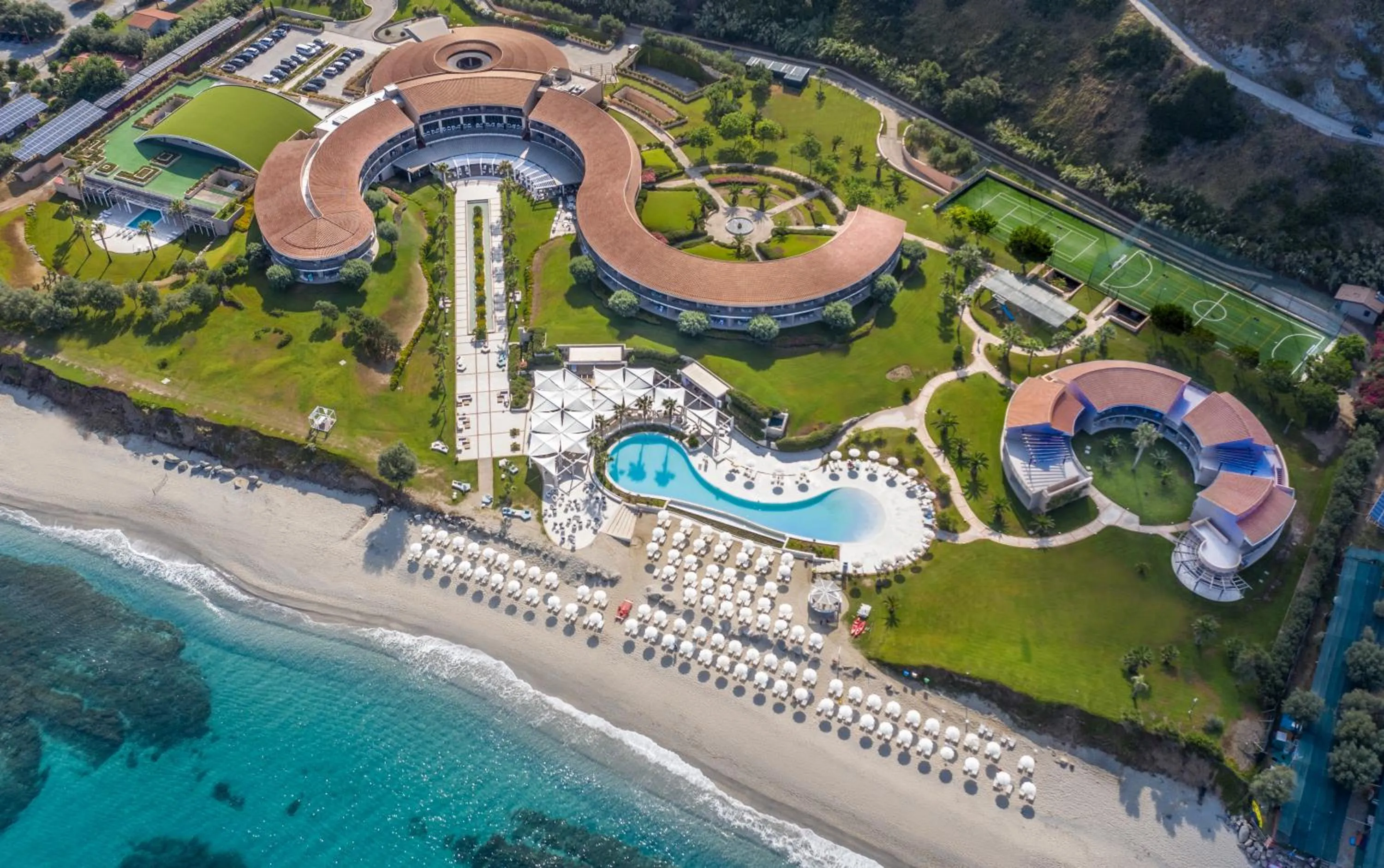 Bird's eye view in Capovaticano Resort Thalasso Spa