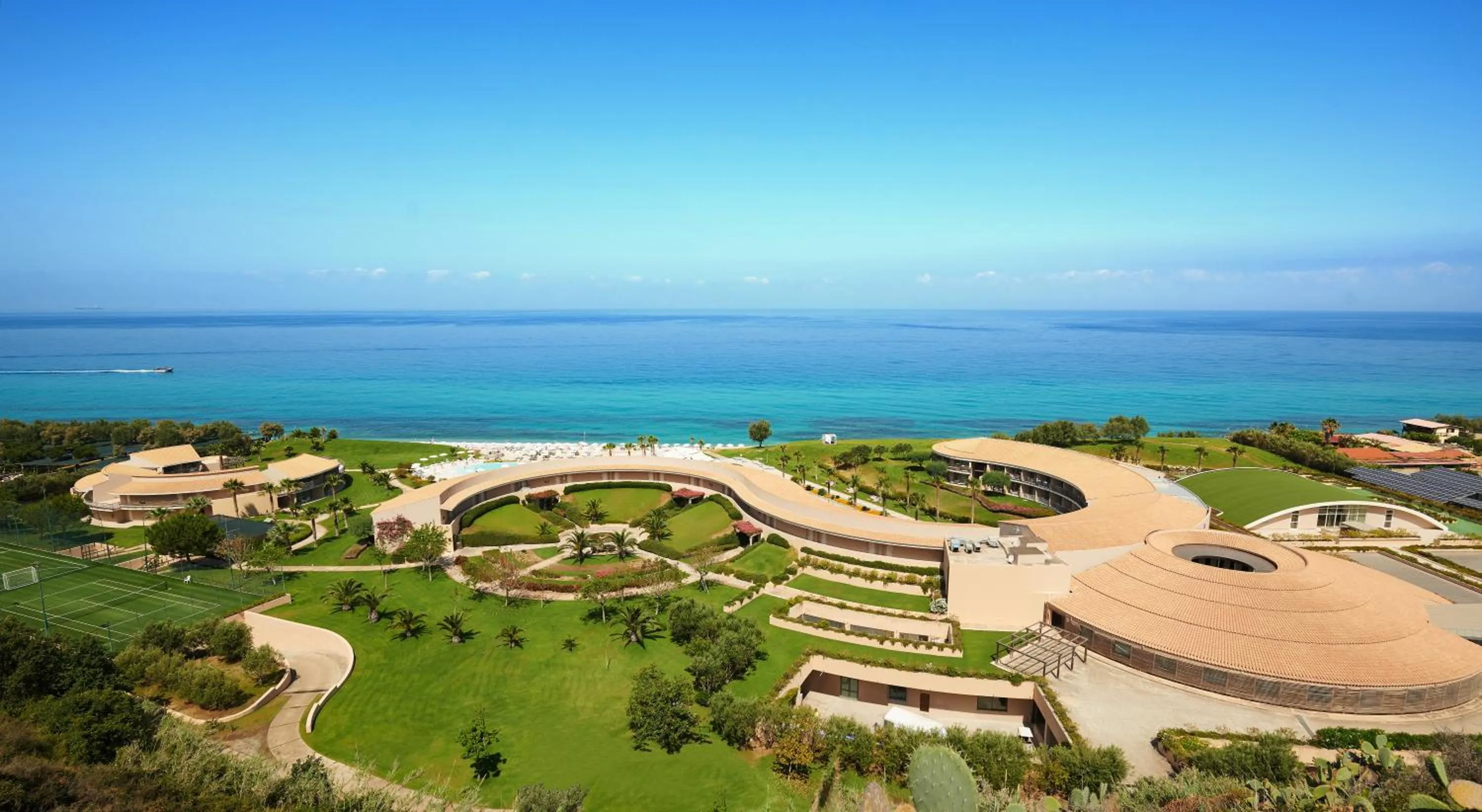 Bird's eye view in Capovaticano Resort Thalasso Spa