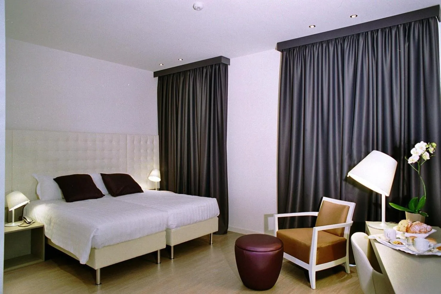 Bed in Hotel Lugano Torretta