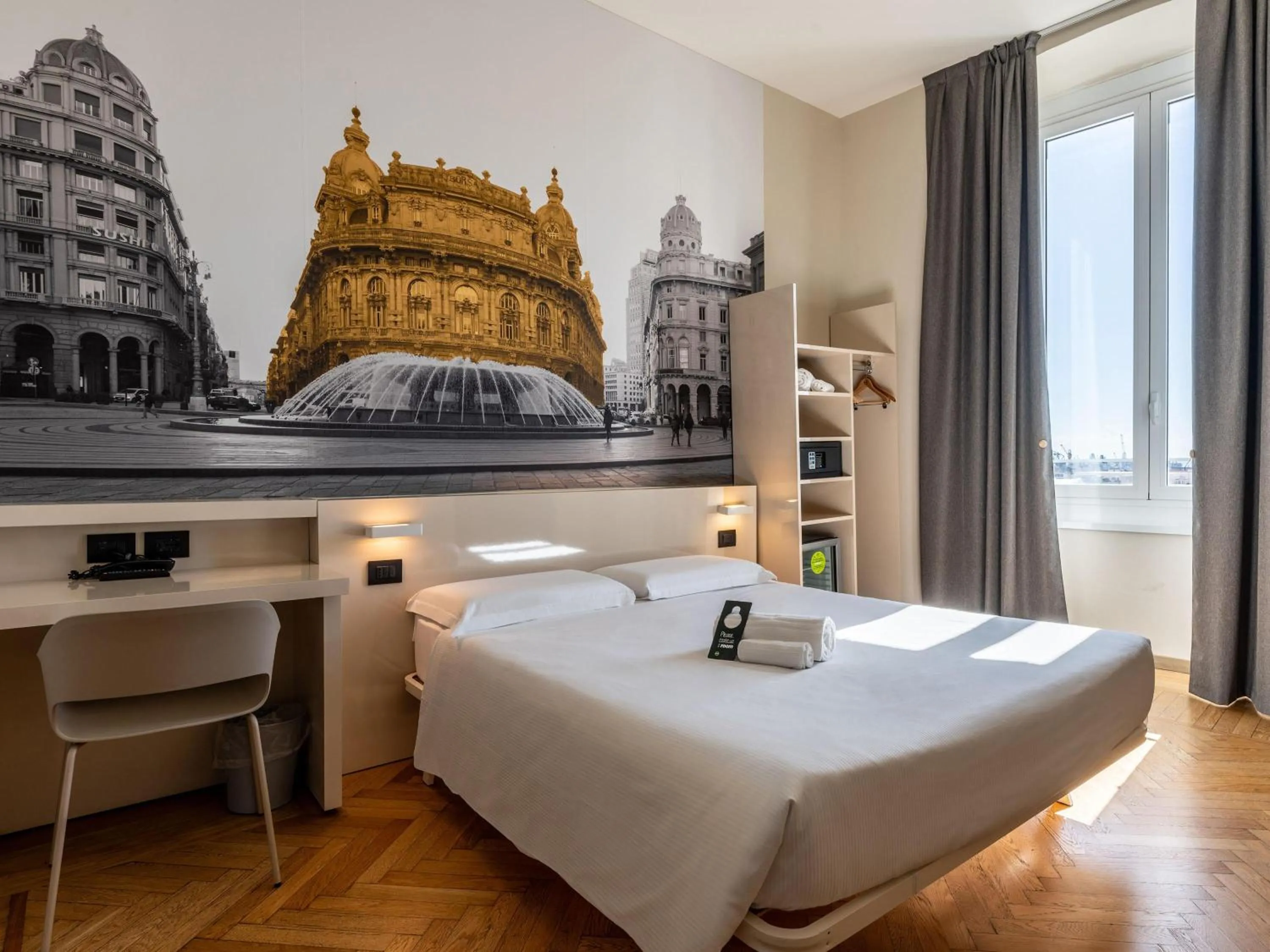Photo of the whole room, Bed in B&B Hotel Genova Principe