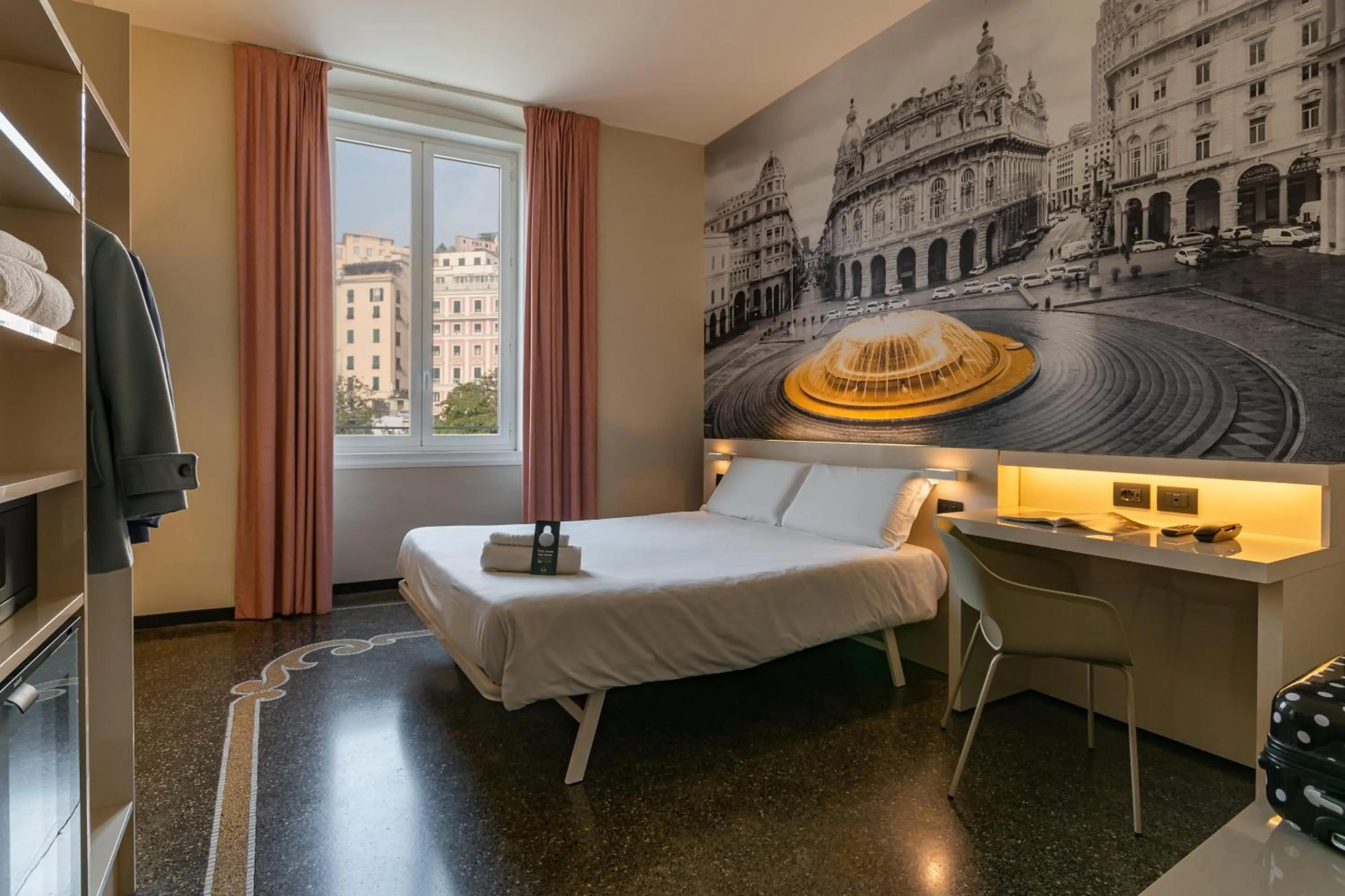 Photo of the whole room, Bed in B&B Hotel Genova Principe