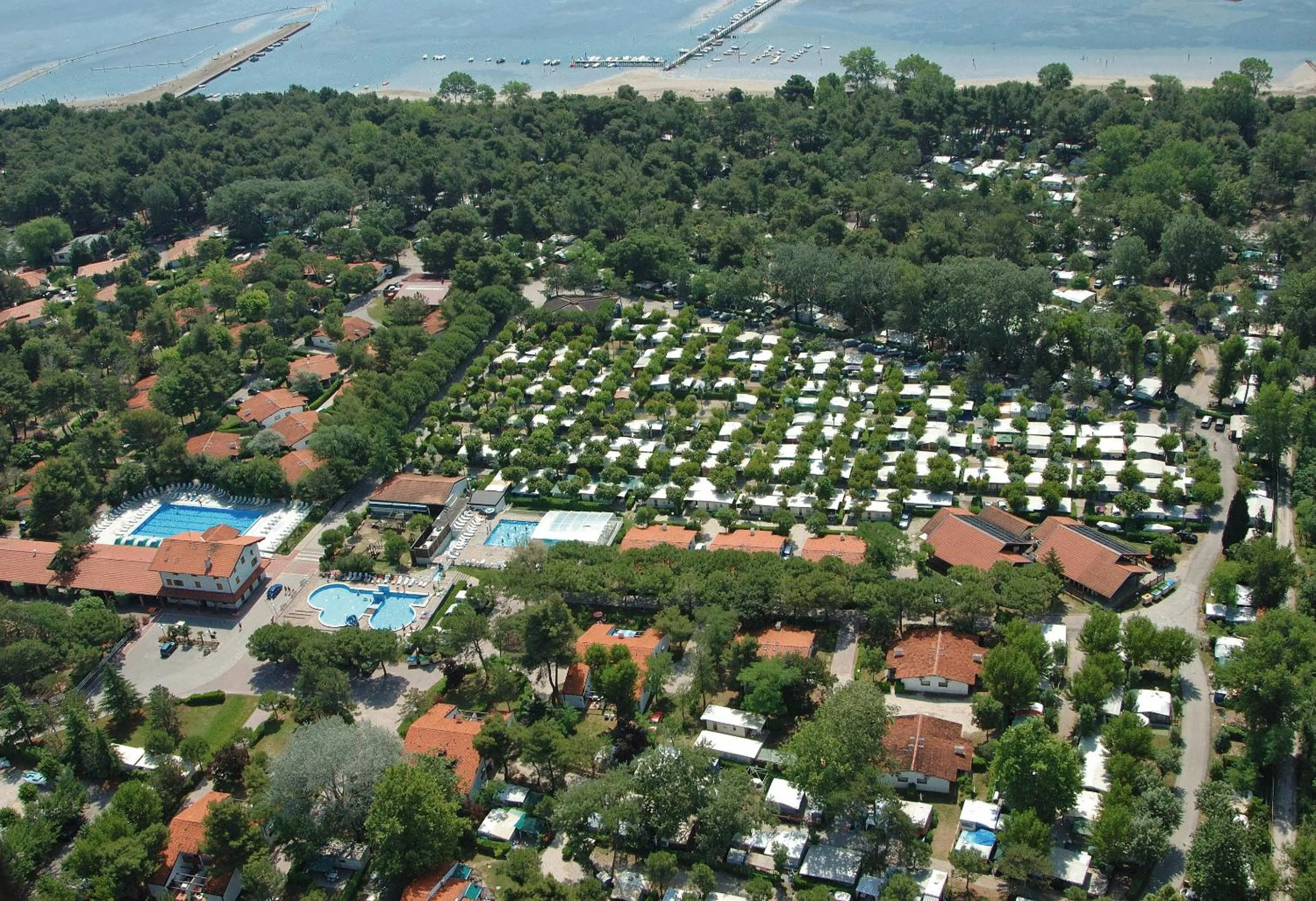 Bird's eye view in Residence Punta Spin