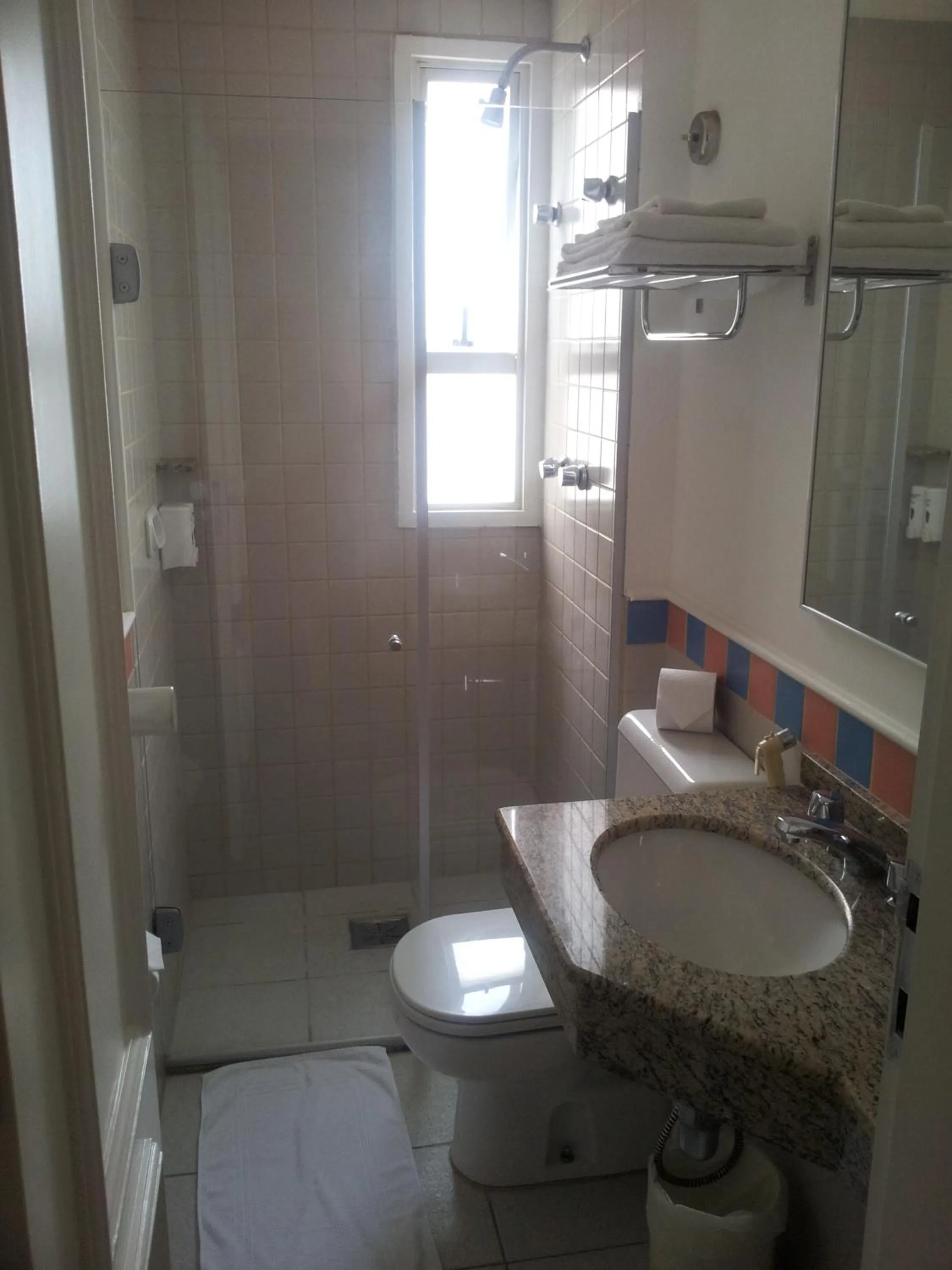 Bathroom in Vitória Hotel Residence NewPort