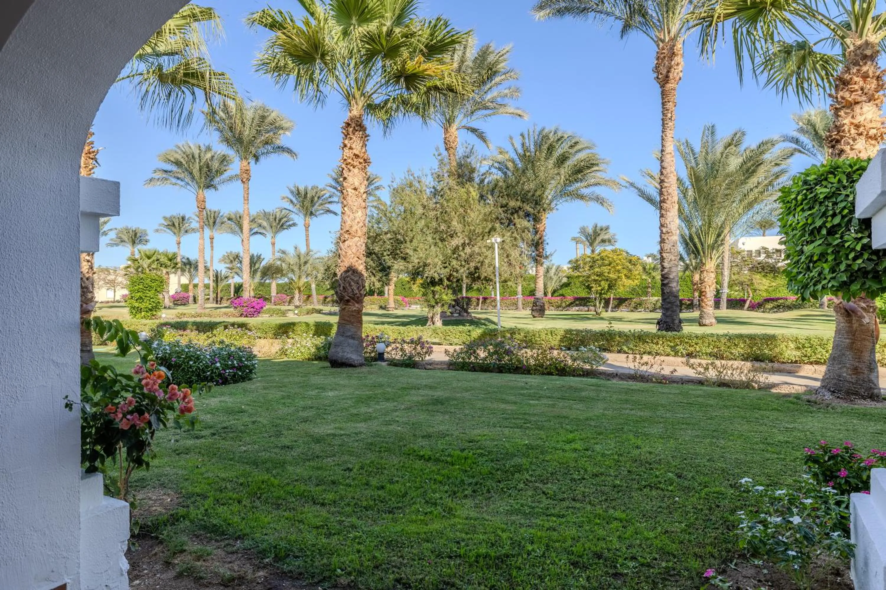 Natural landscape in Continental Plaza Beach Resort