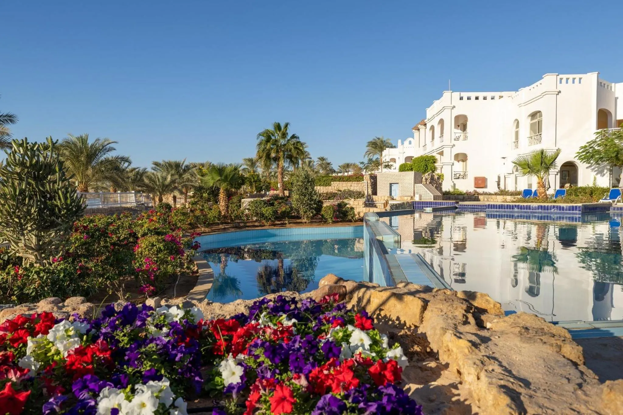 Swimming pool in Continental Plaza Beach Resort