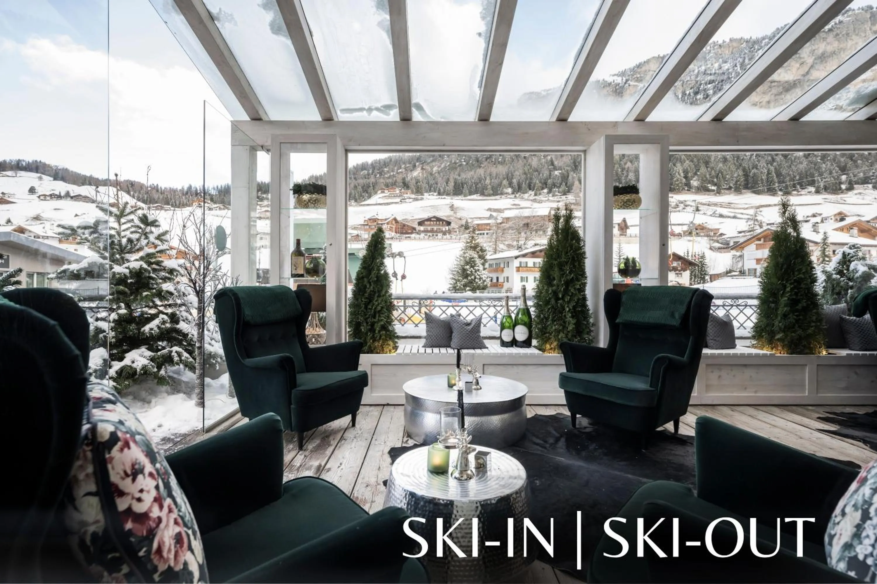 Patio in Alpstay - Hotel Acadia - Adults Mountain Home