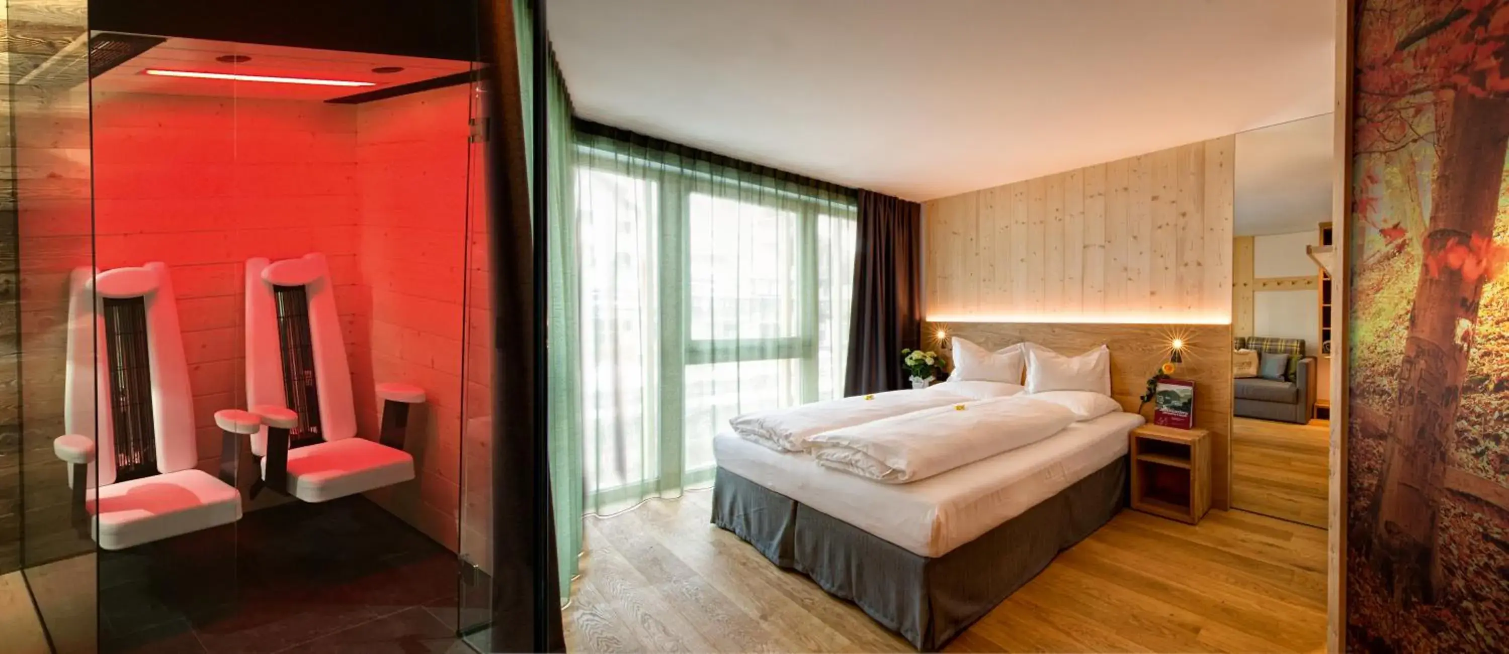 Bed in Mountain Design Hotel Eden Selva Bed in Mountain Design Hotel Eden Selva
