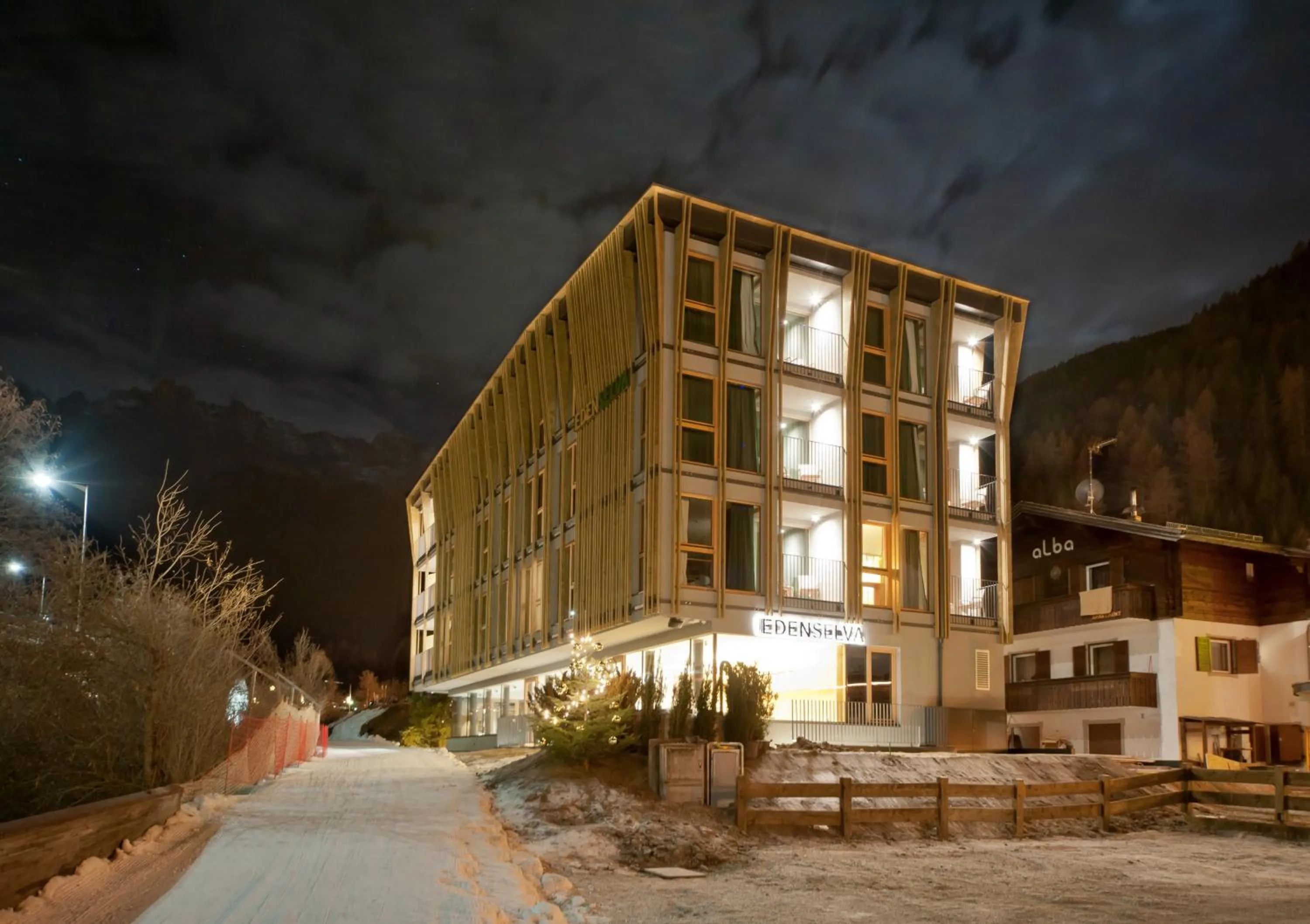 Property building in Mountain Design Hotel Eden Selva