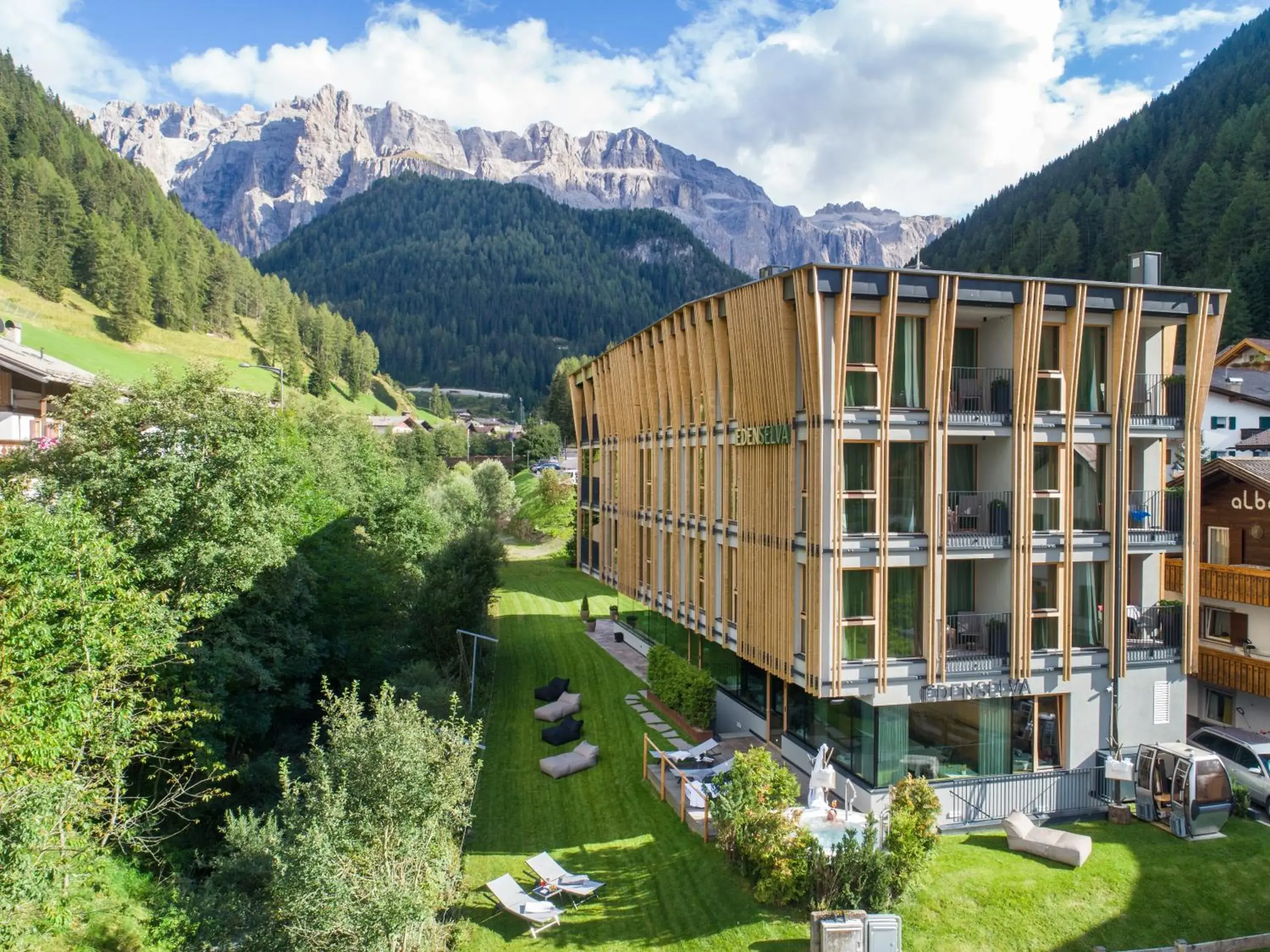 Property building in Mountain Design Hotel Eden Selva Property building in Mountain Design Hotel Eden Selva