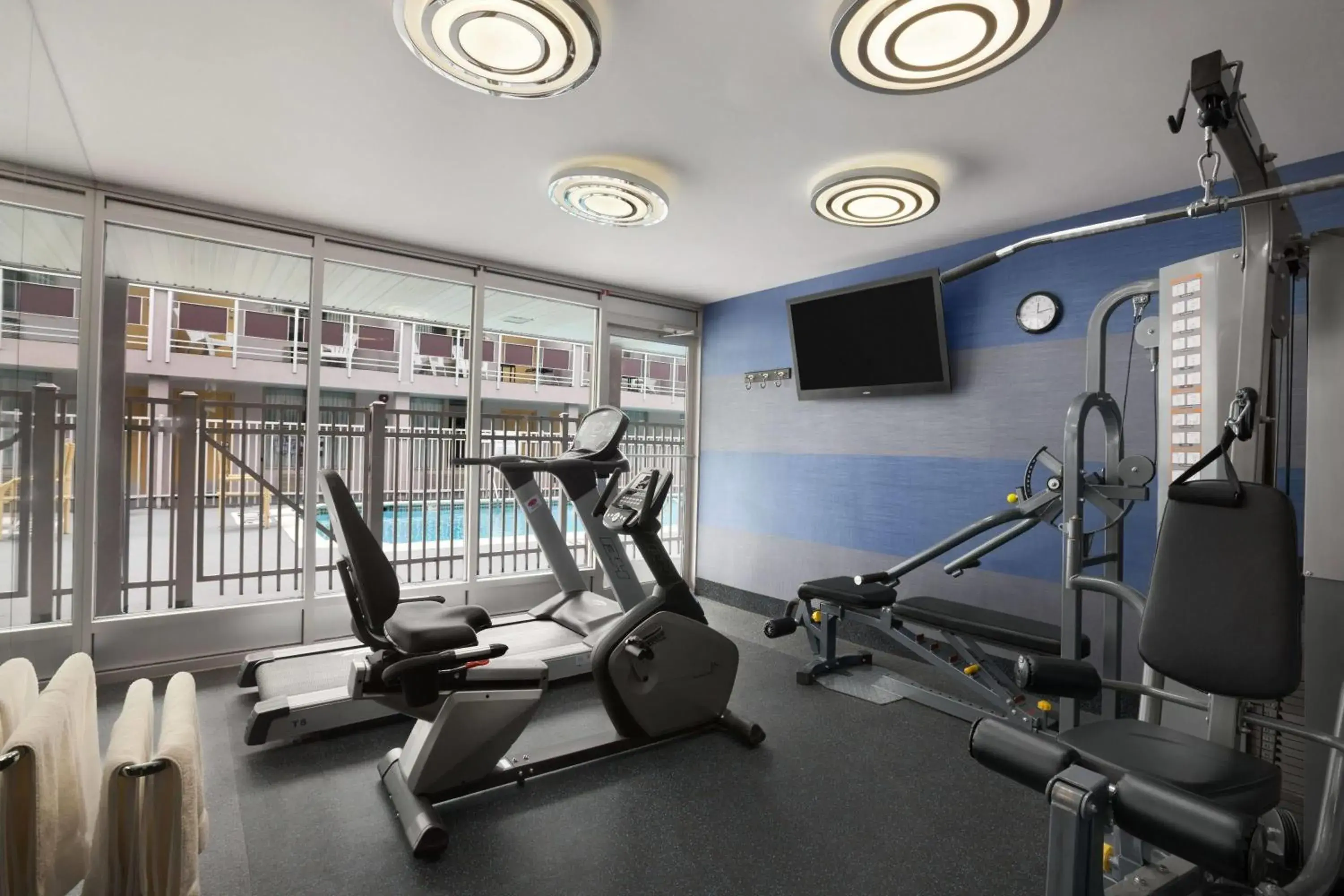 Fitness centre/facilities in Ramada by Wyndham Rockville Centre Fitness centre/facilities in Ramada by Wyndham Rockville Centre