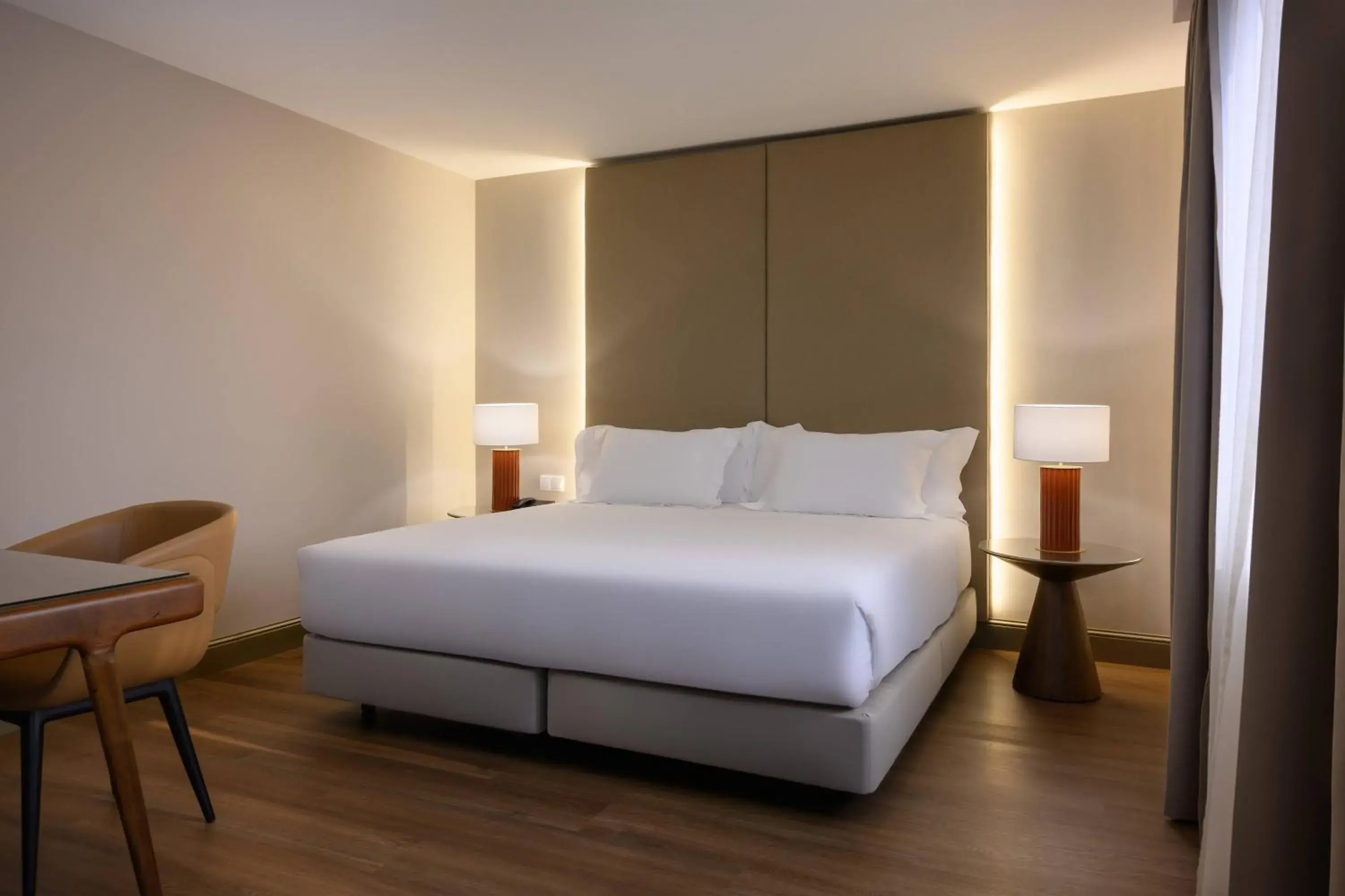 Bed in Hotel Coimbra Aeminium Affiliated by Meliá Bed in Hotel Coimbra Aeminium Affiliated by Meliá