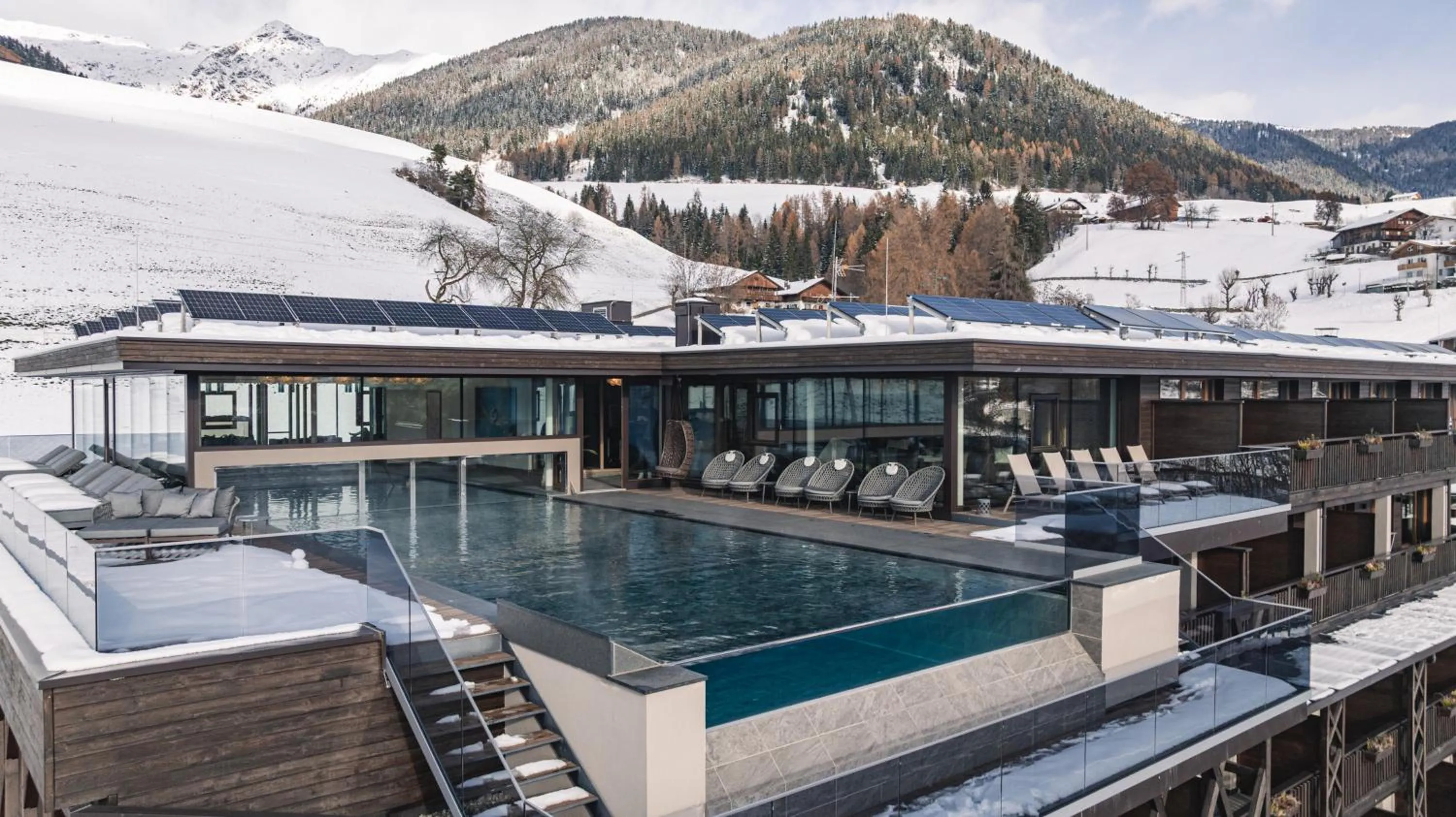 Swimming pool in Terentnerhof 4*S active & lifestyle hotel