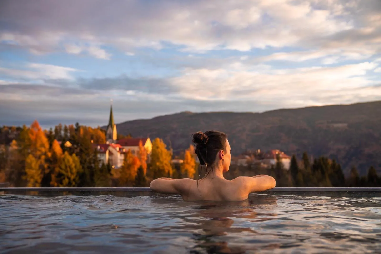 Swimming pool in Terentnerhof 4*S active & lifestyle hotel