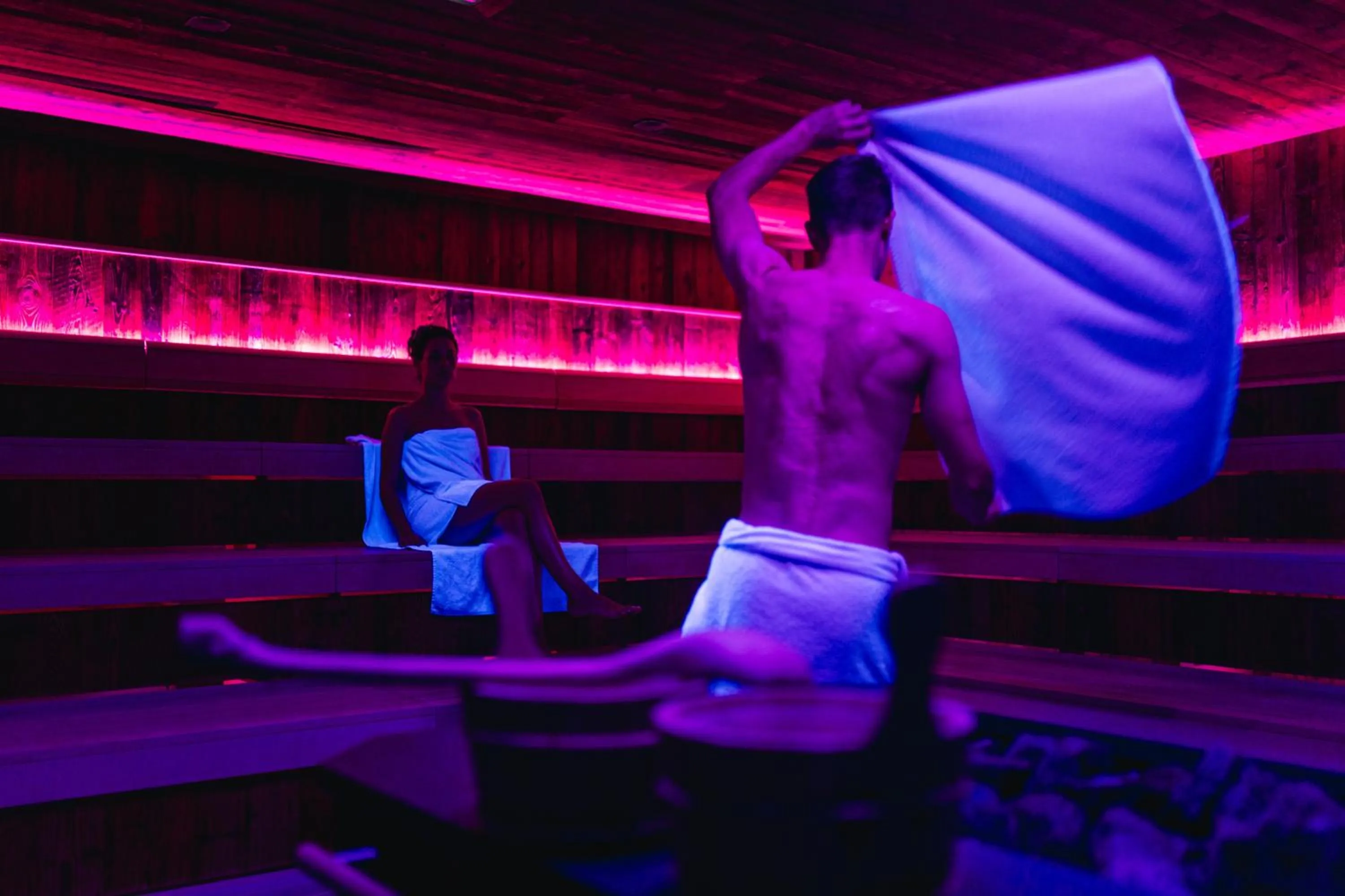 Sauna in Terentnerhof 4*S active & lifestyle hotel