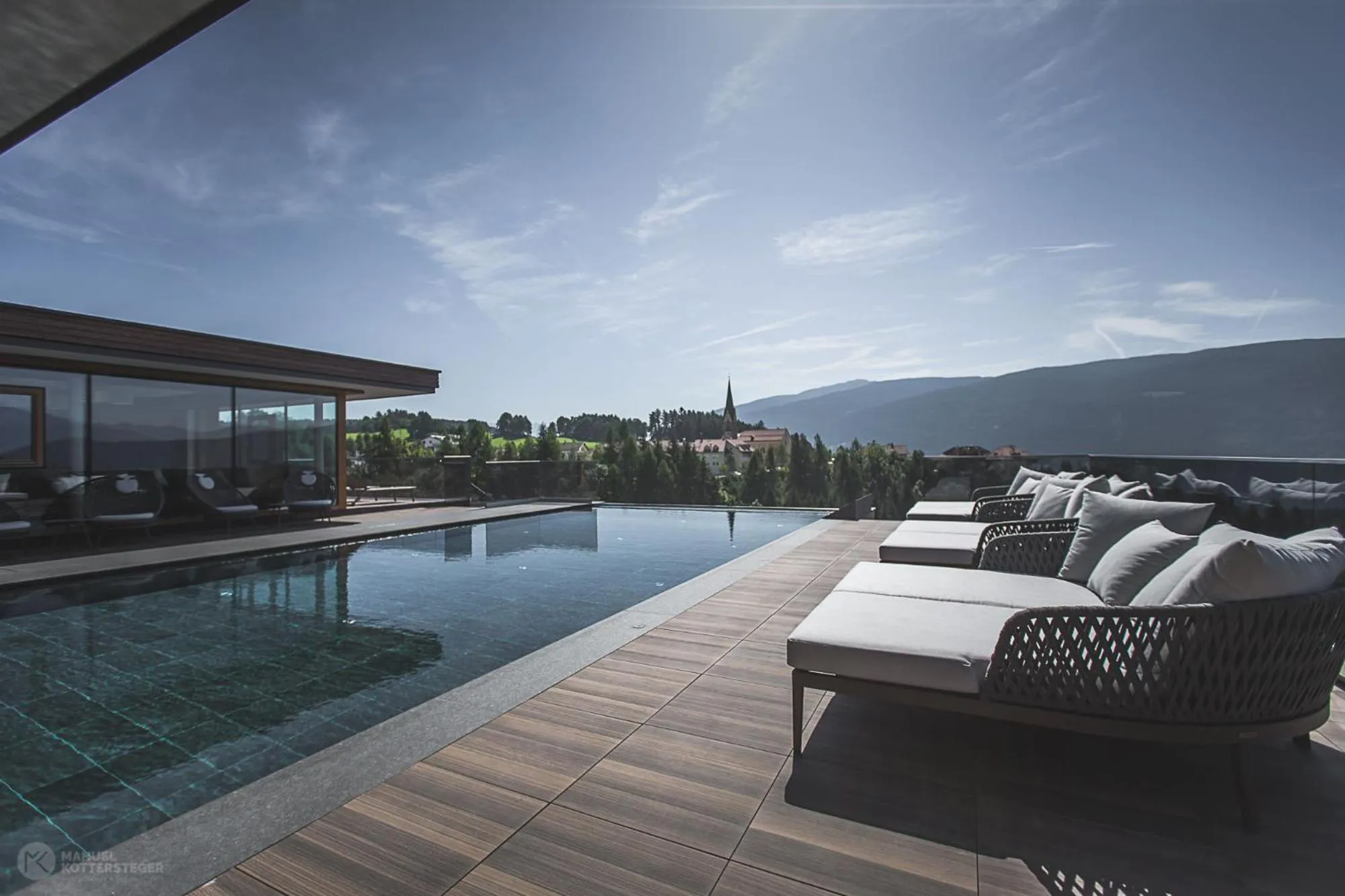 Swimming pool in Terentnerhof 4*S active & lifestyle hotel