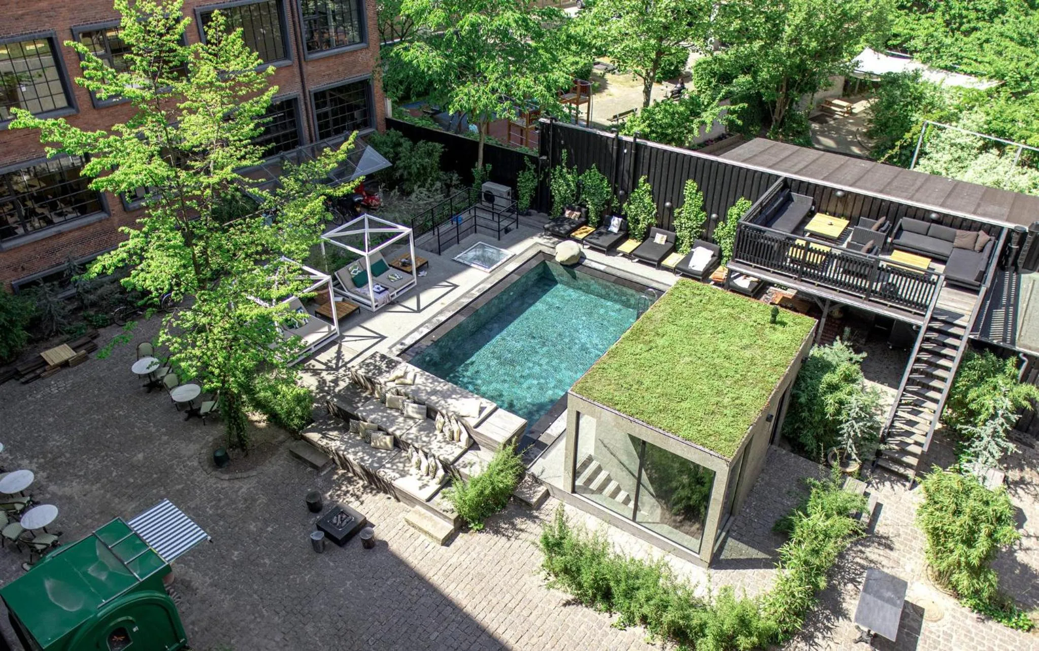 Swimming pool in Bryggen Guldsmeden