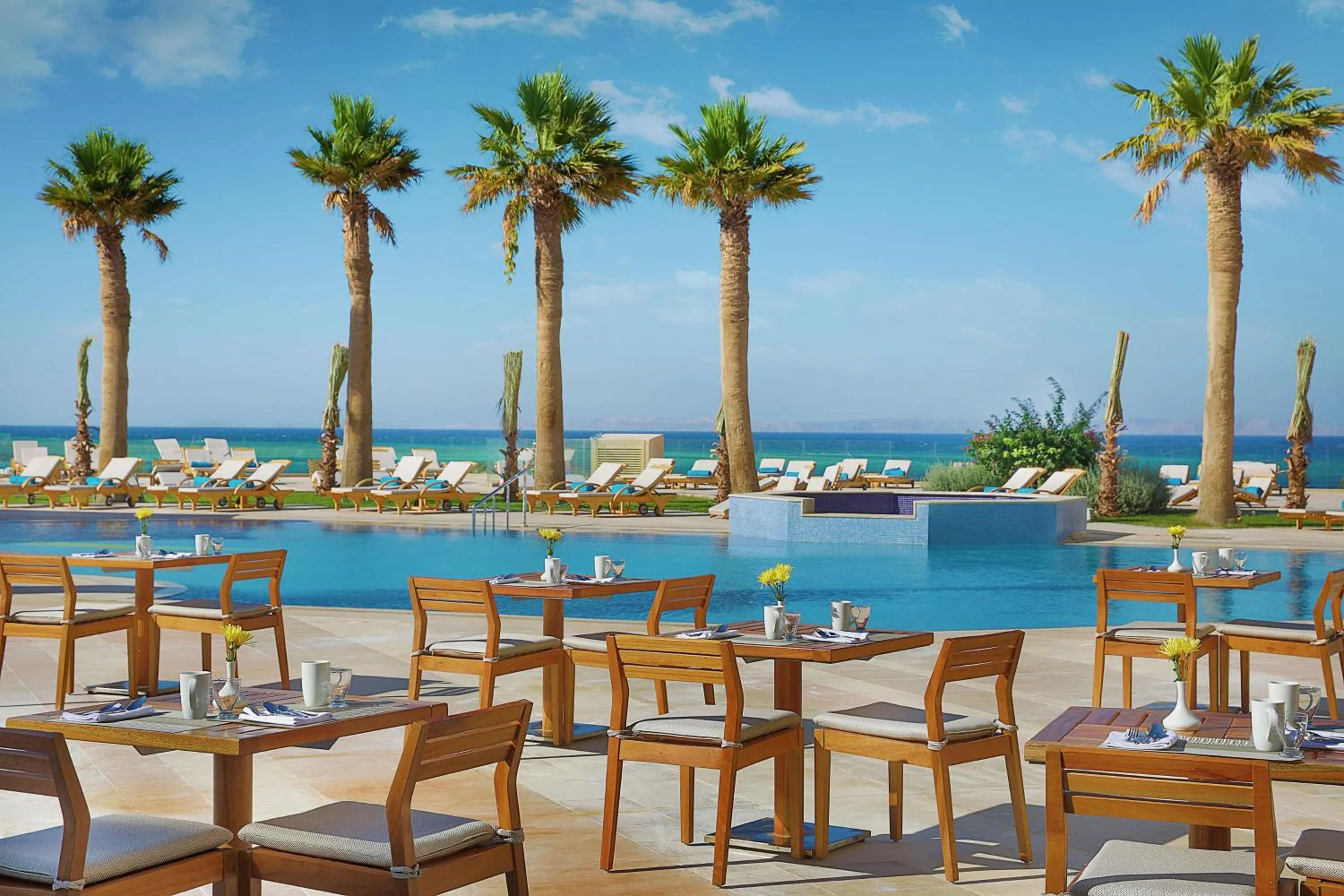 Breakfast in Hilton Hurghada Plaza Hotel