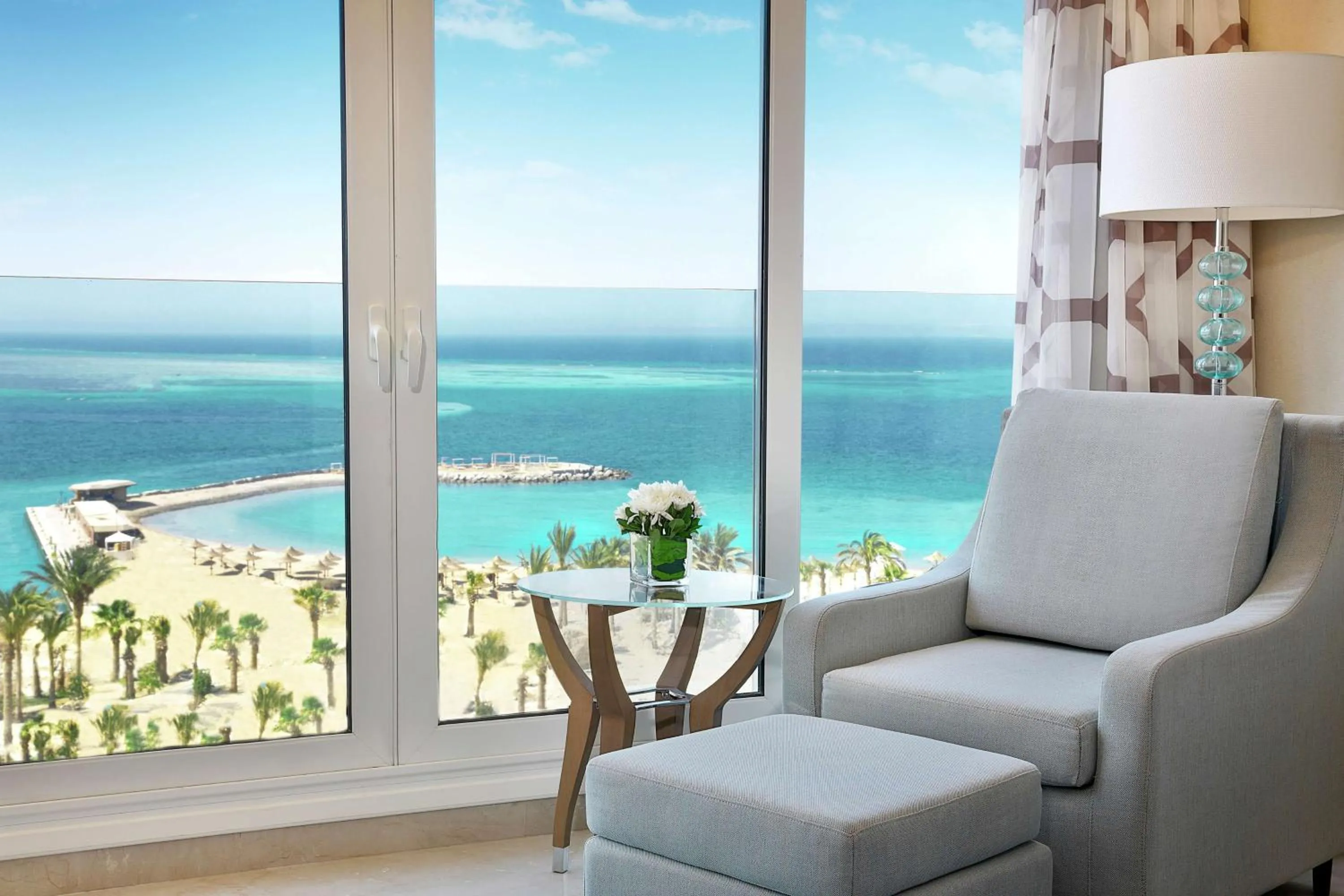 Living room in Hilton Hurghada Plaza Hotel