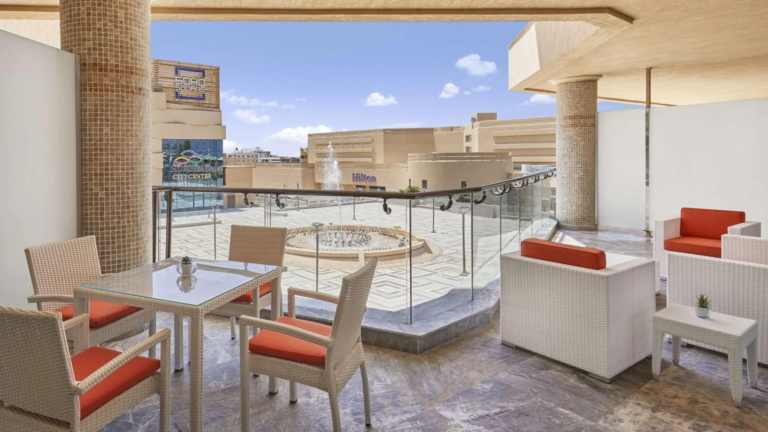 View (from property/room) in Hilton Hurghada Plaza Hotel View (from property/room) in Hilton Hurghada Plaza Hotel