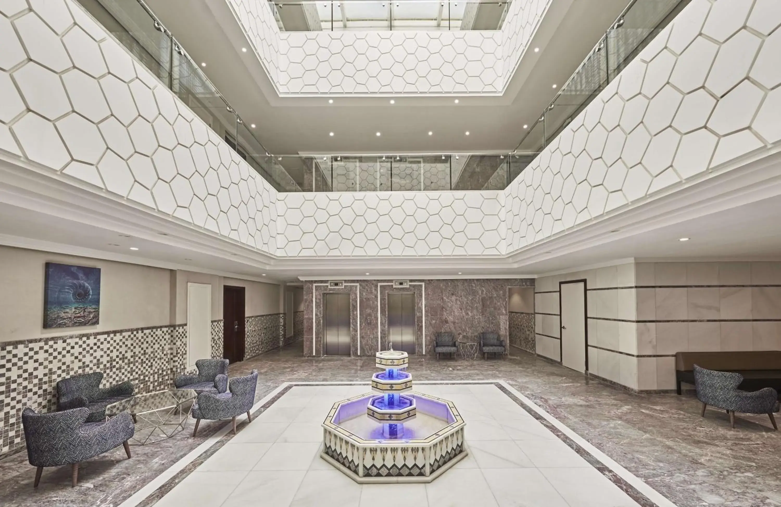 Lobby or reception in Hilton Hurghada Plaza Hotel Lobby or reception in Hilton Hurghada Plaza Hotel