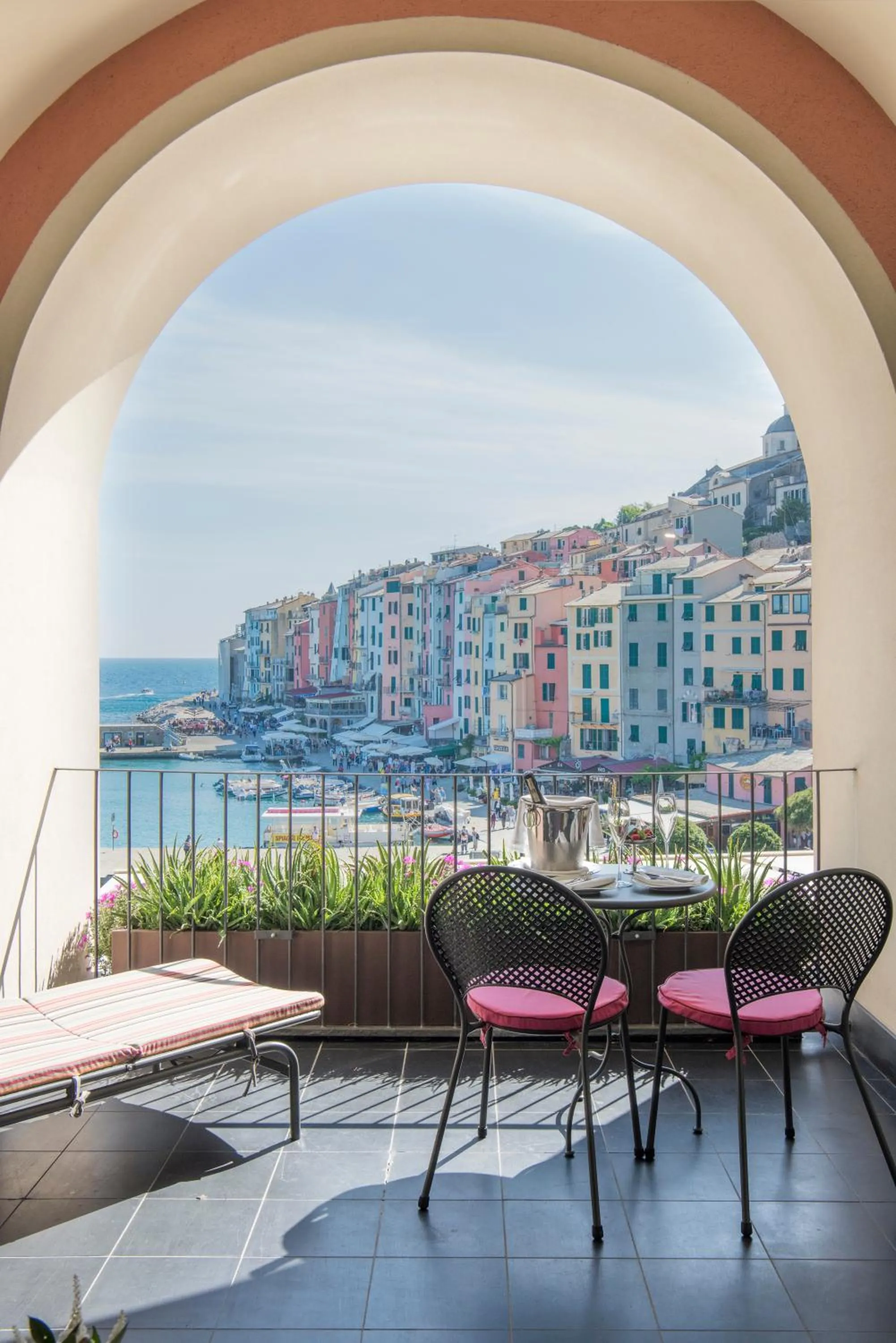 Balcony/Terrace in Grand Hotel Portovenere