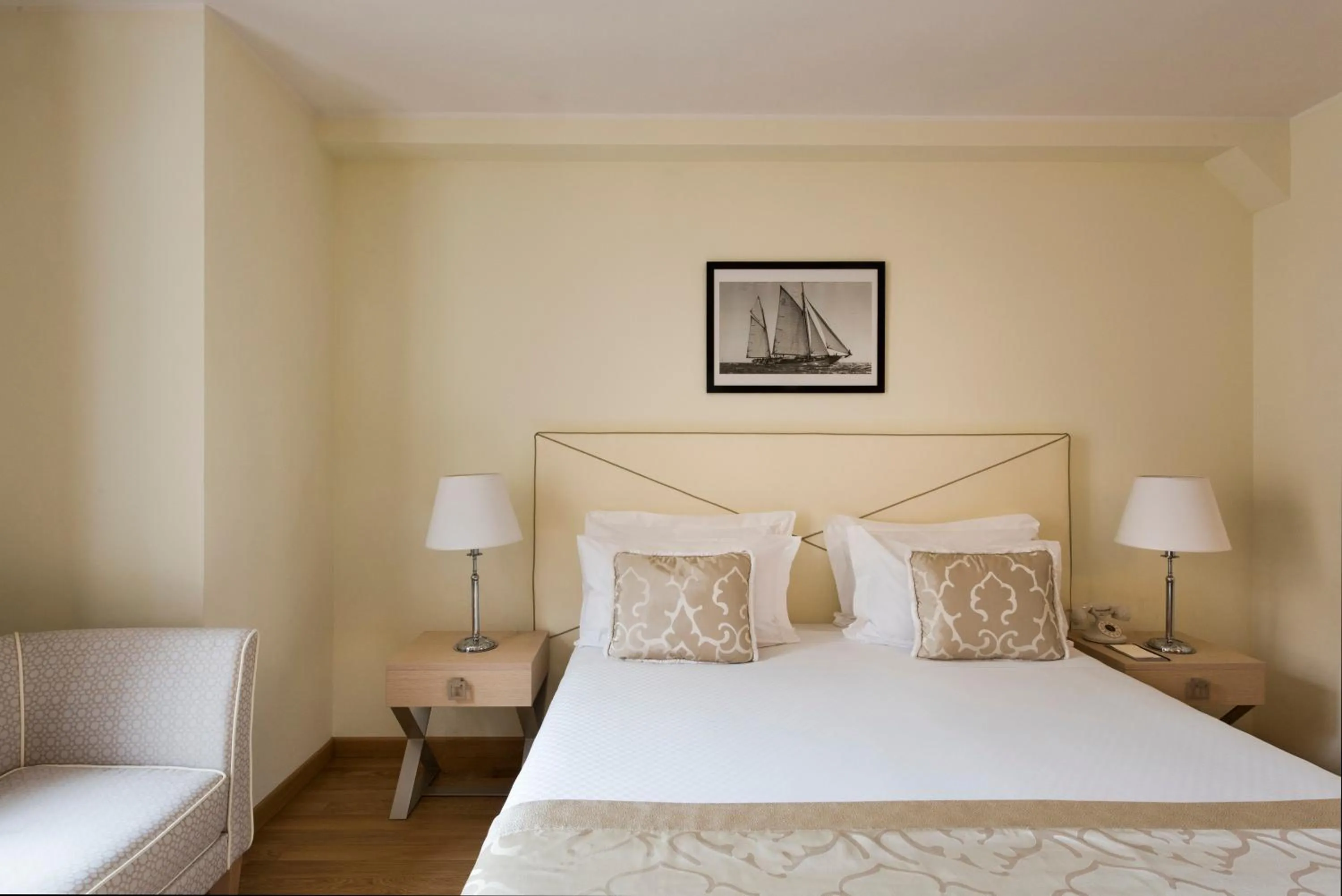 Bedroom, Bed in Grand Hotel Portovenere