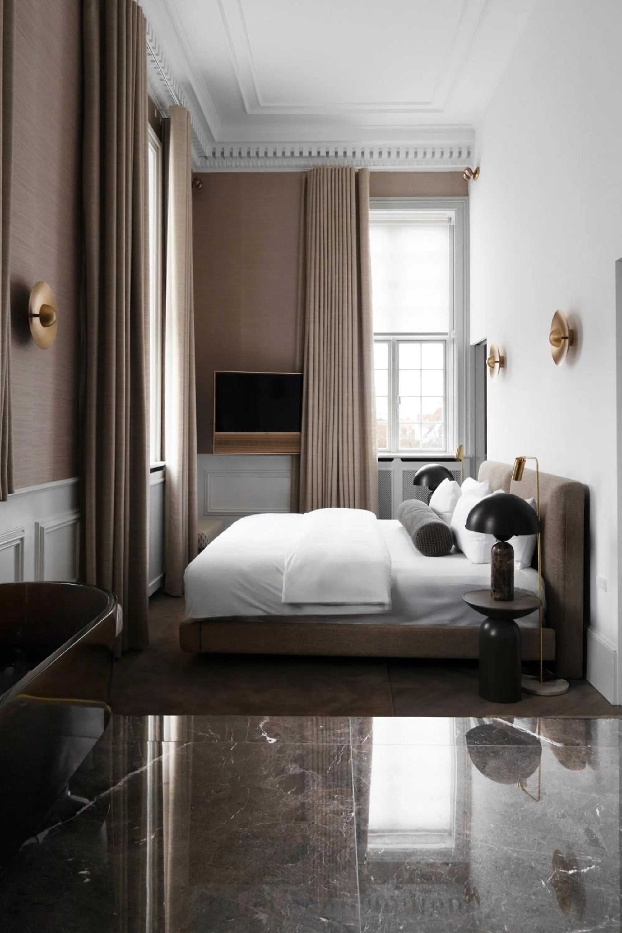 Bedroom, Bed in Park Lane Copenhagen