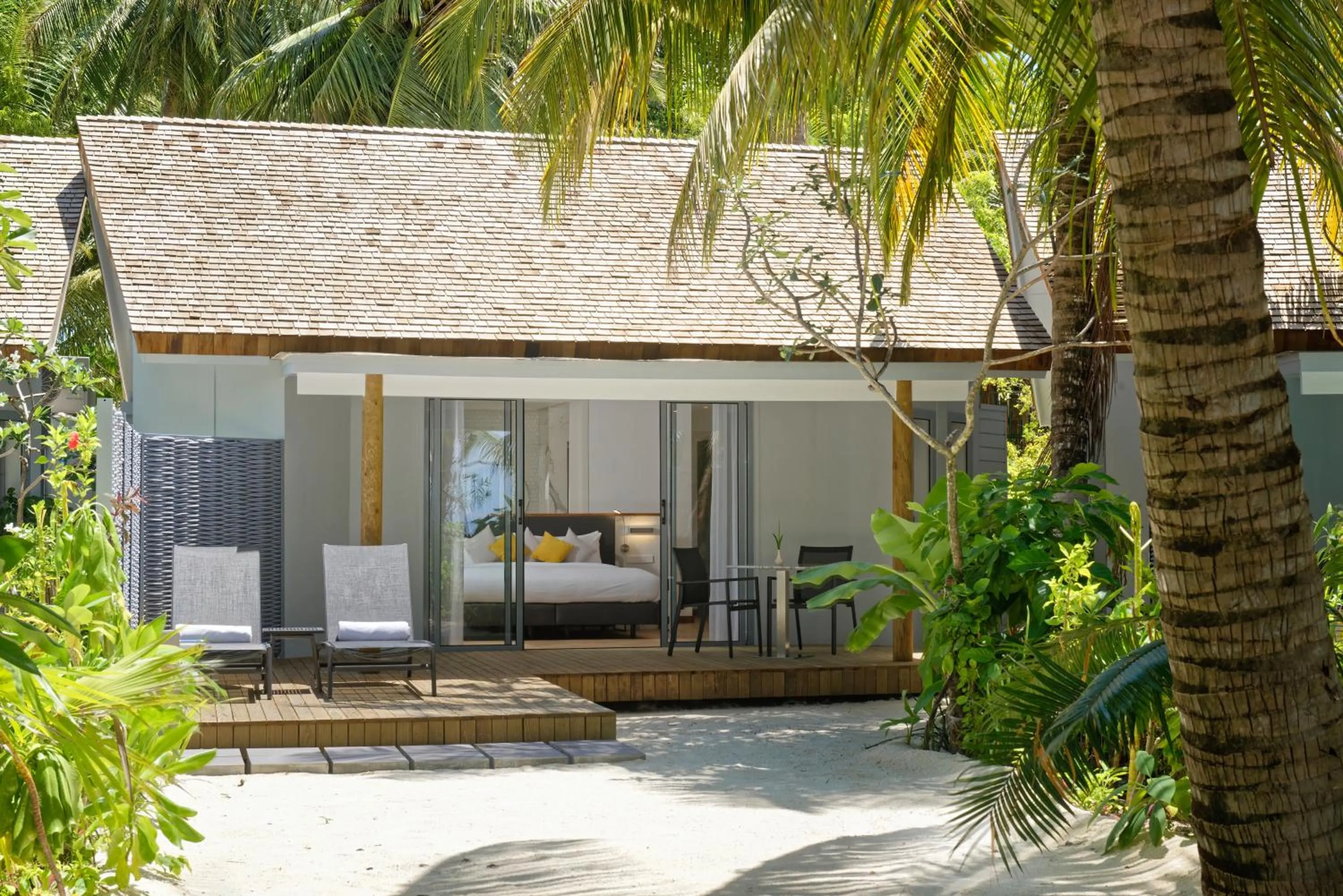 Family Beach Villa in OUTRIGGER Maldives Maafushivaru Resort