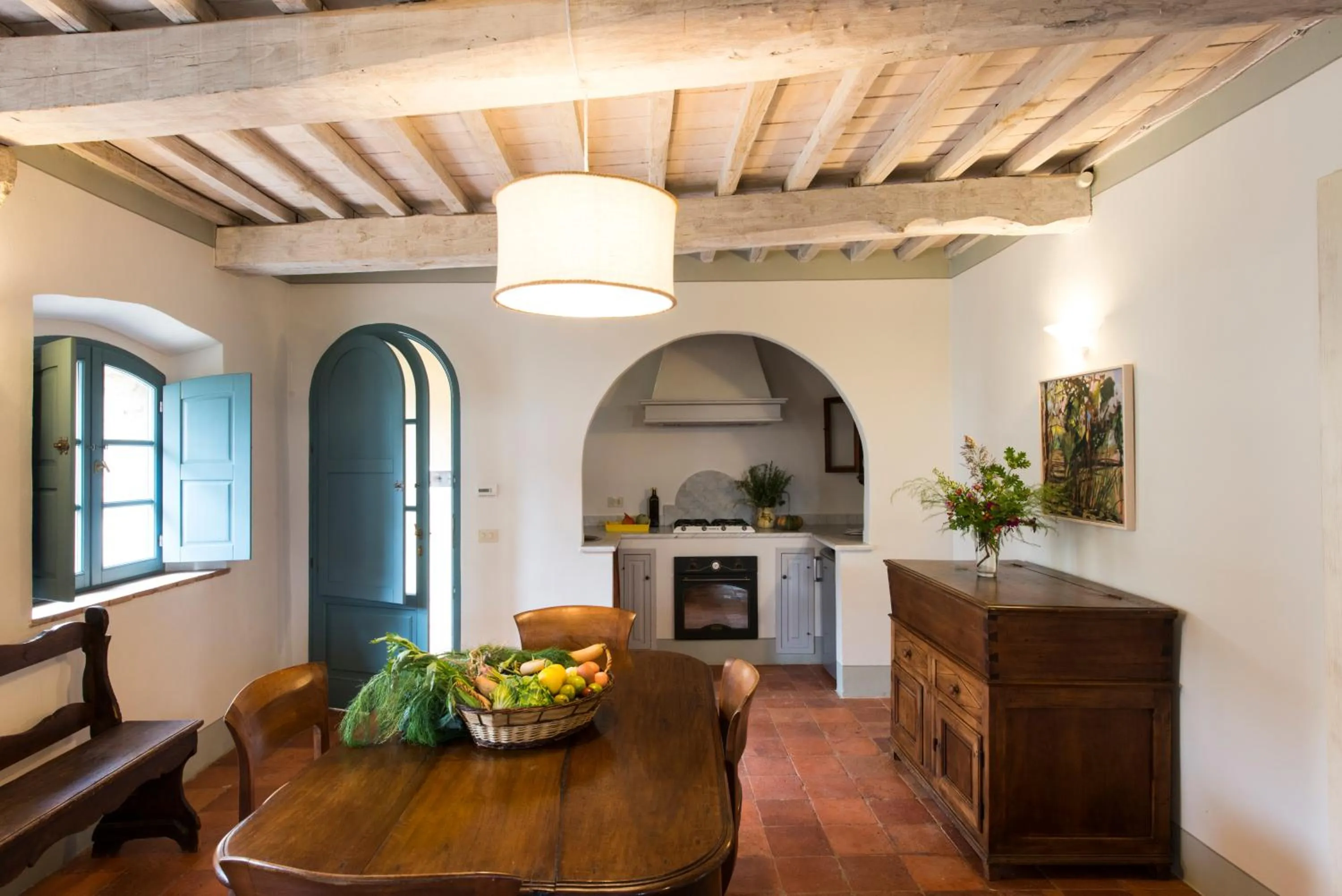 Apartment with Terrace in Borgo Pignano Volterra Tuscany