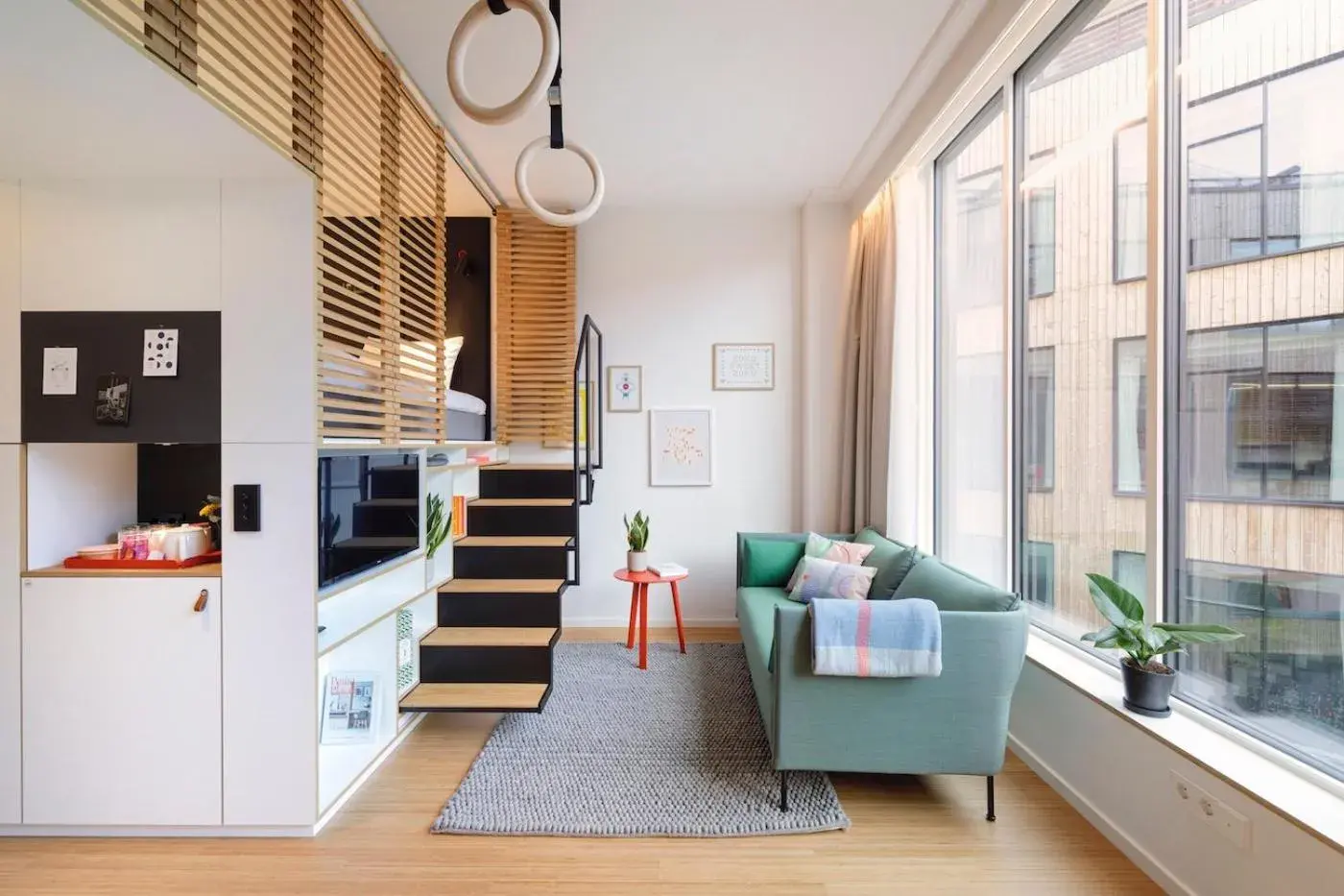 Living room in Zoku Copenhagen Living room in Zoku Copenhagen