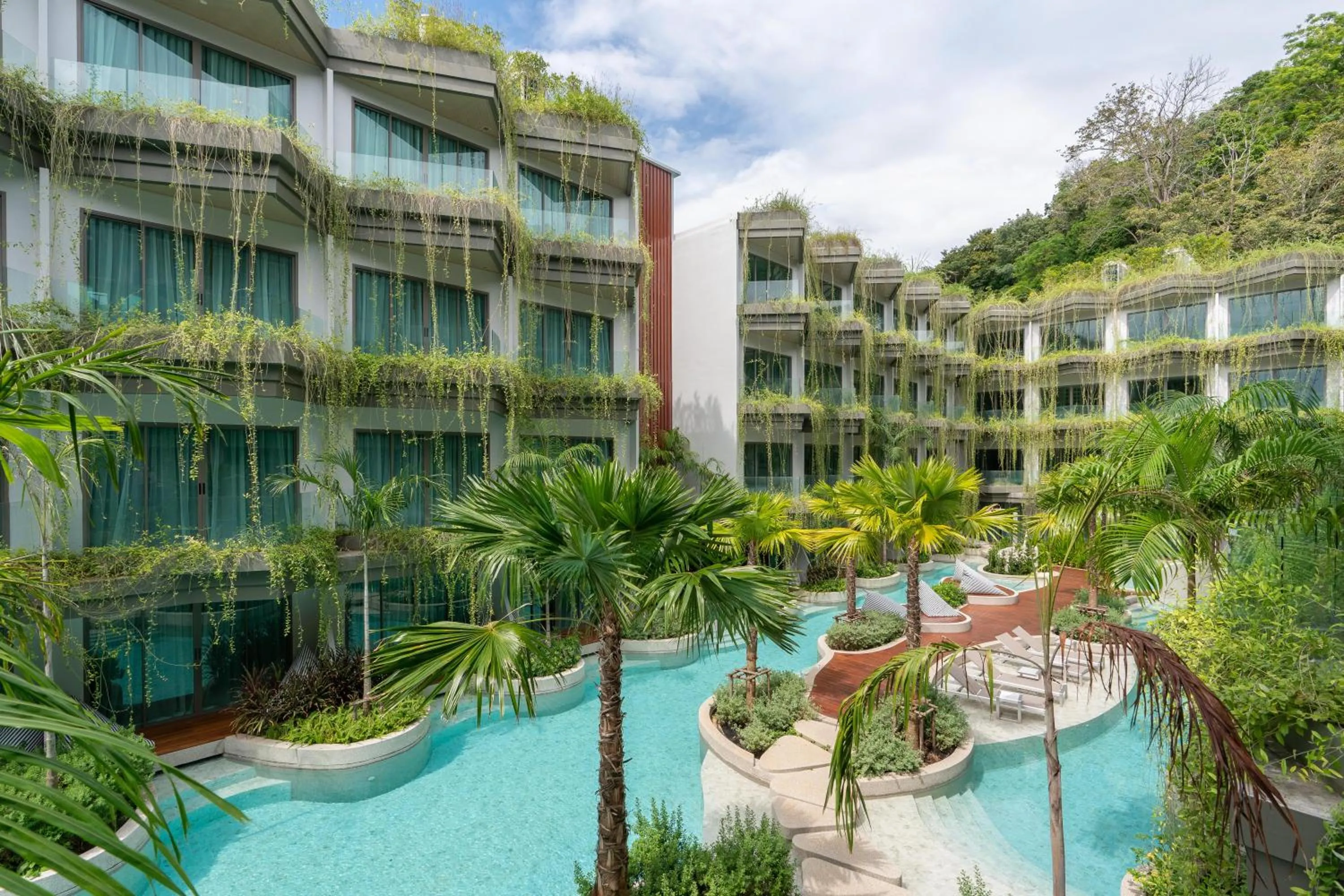 Pool view in Panwaburi Beachfront Resort - SHA Extra Plus