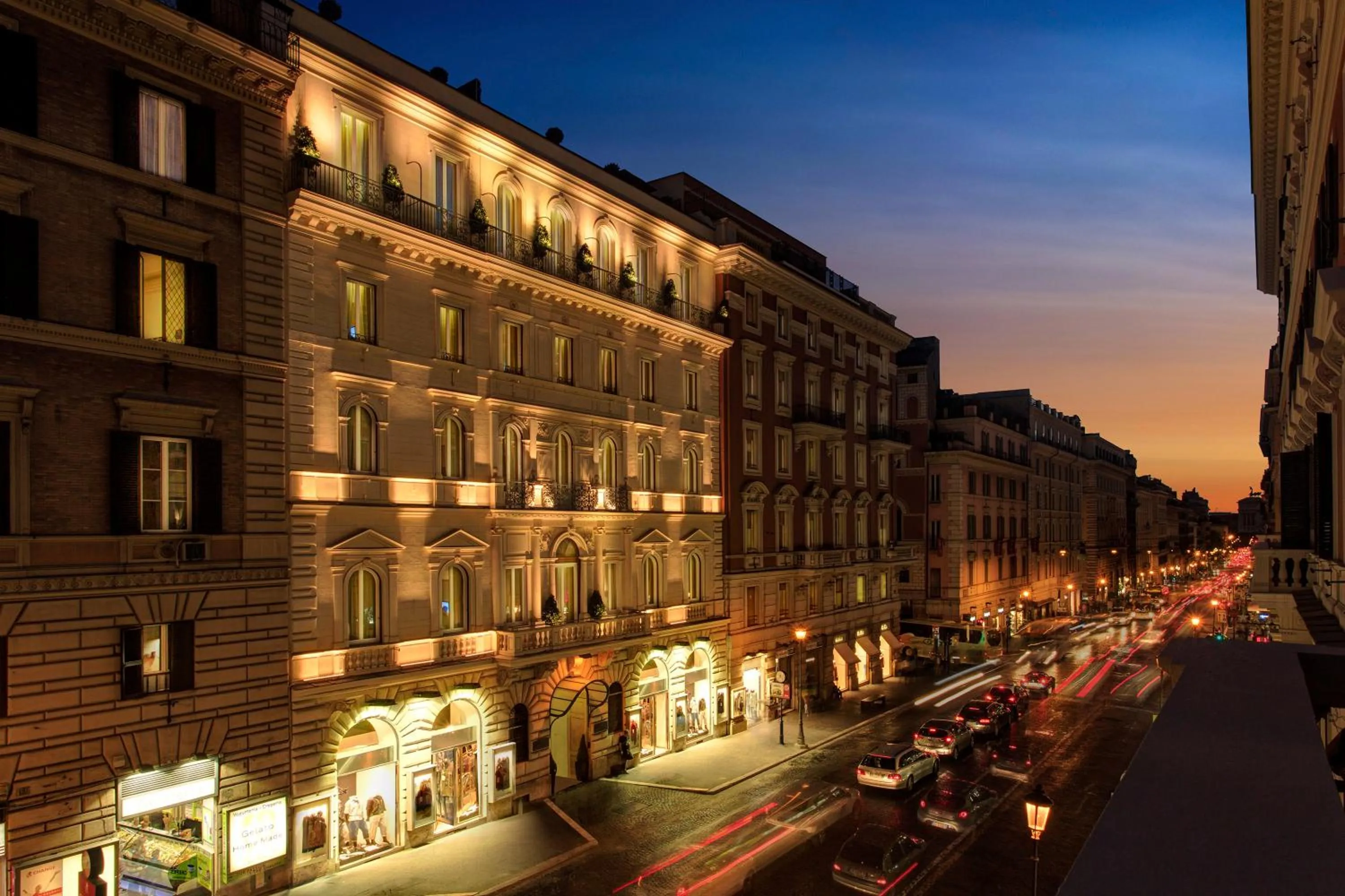 Property building in Hotel Artemide