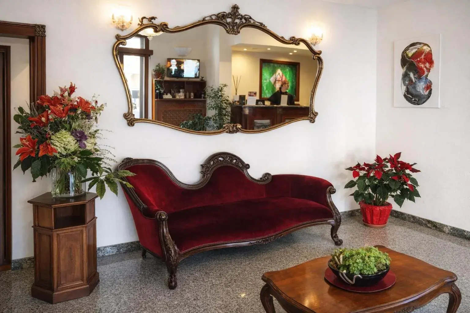 Lobby or reception in Phi Hotel Ambra Lobby or reception in Phi Hotel Ambra