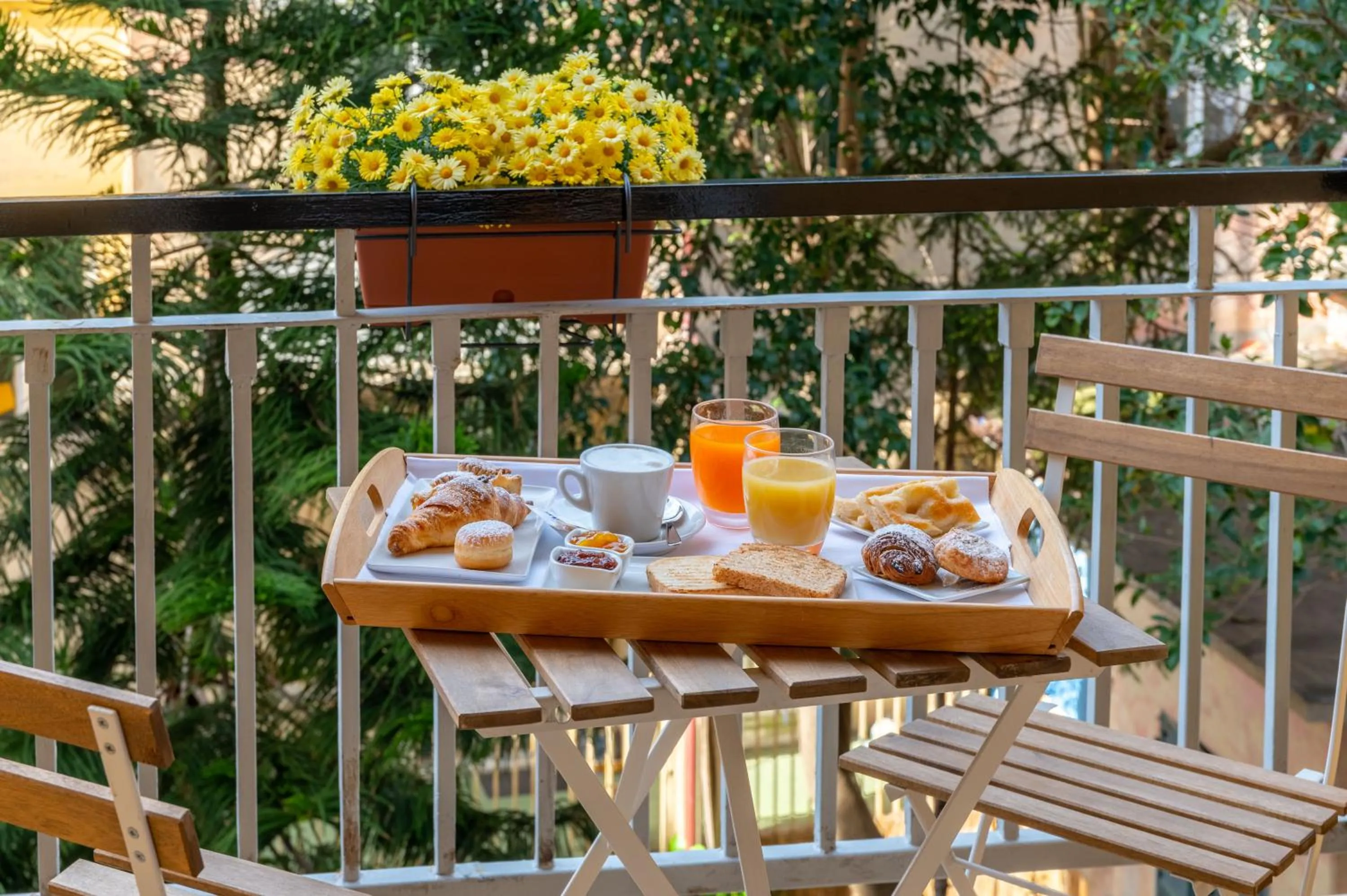 Balcony/Terrace in Hotel Doria