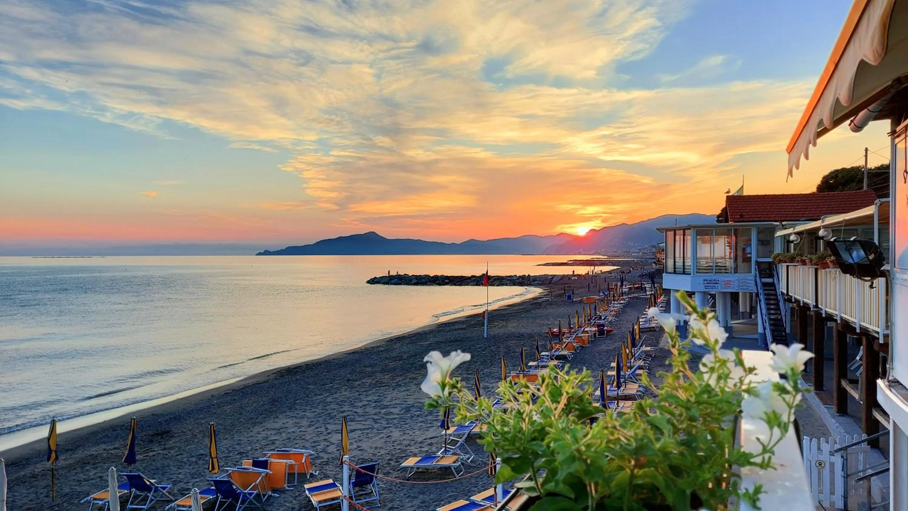Beach in Hotel Doria