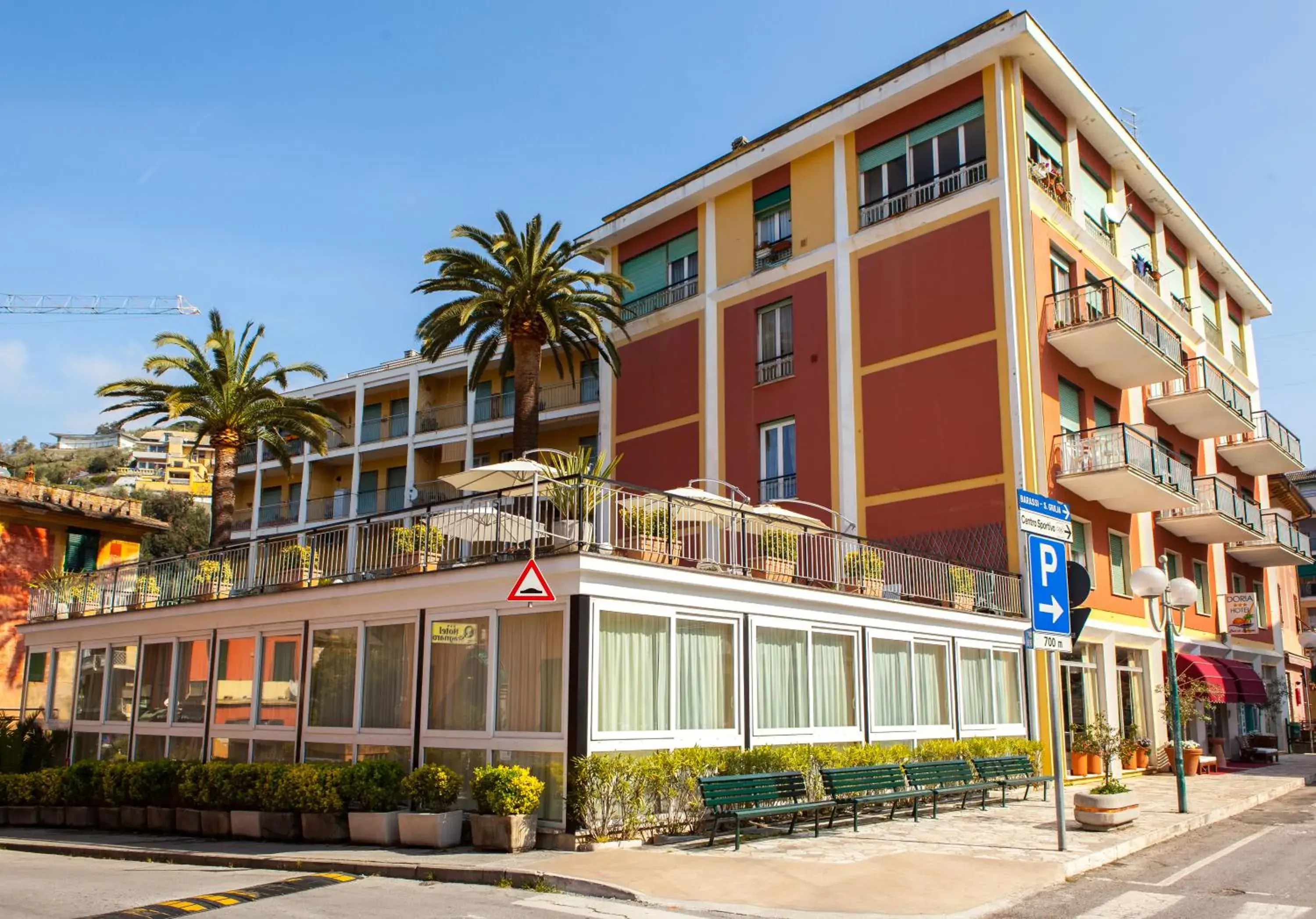 Property building in Hotel Doria Property building in Hotel Doria