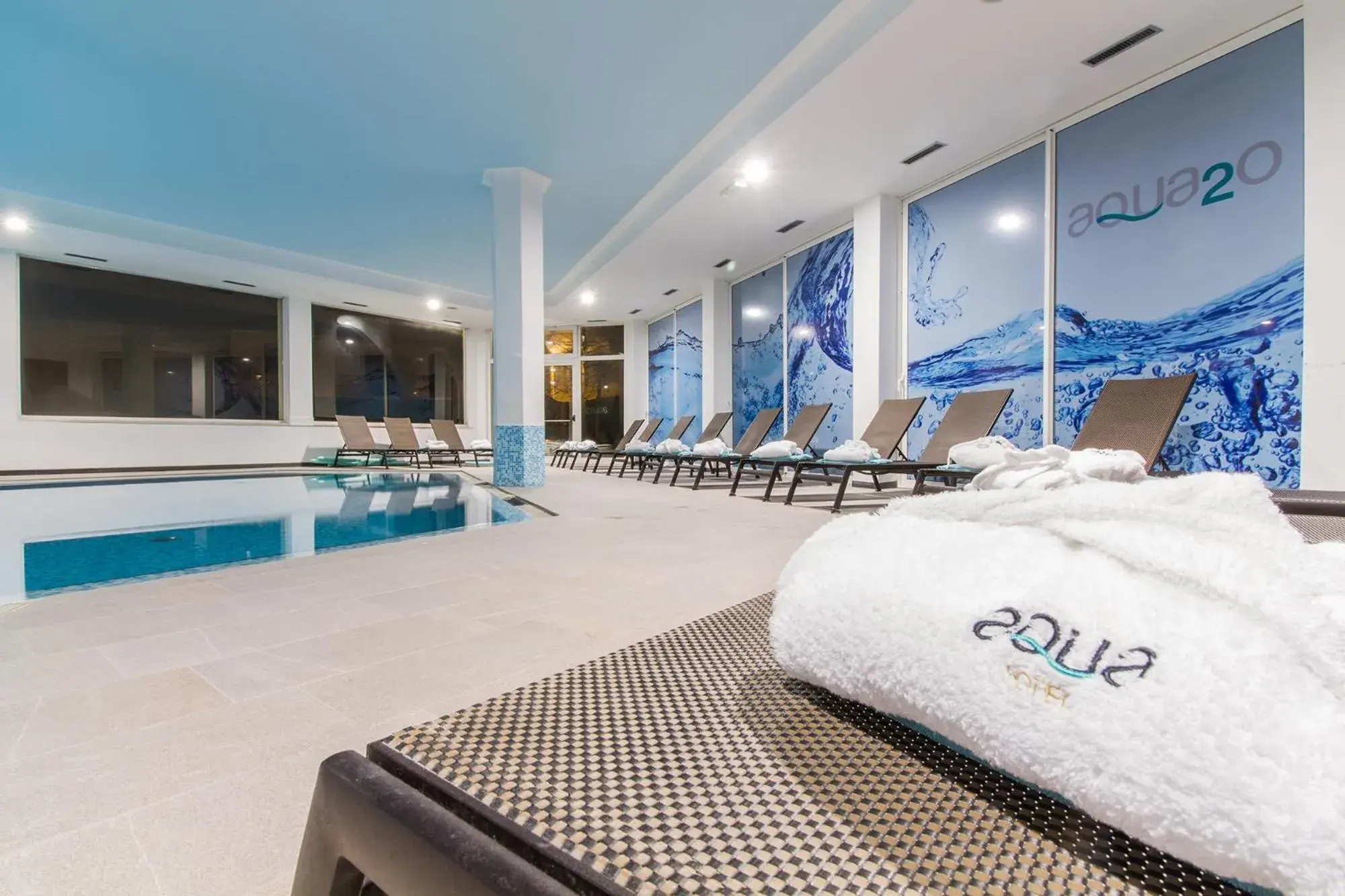 Swimming pool in Hotel Aqua Swimming pool in Hotel Aqua