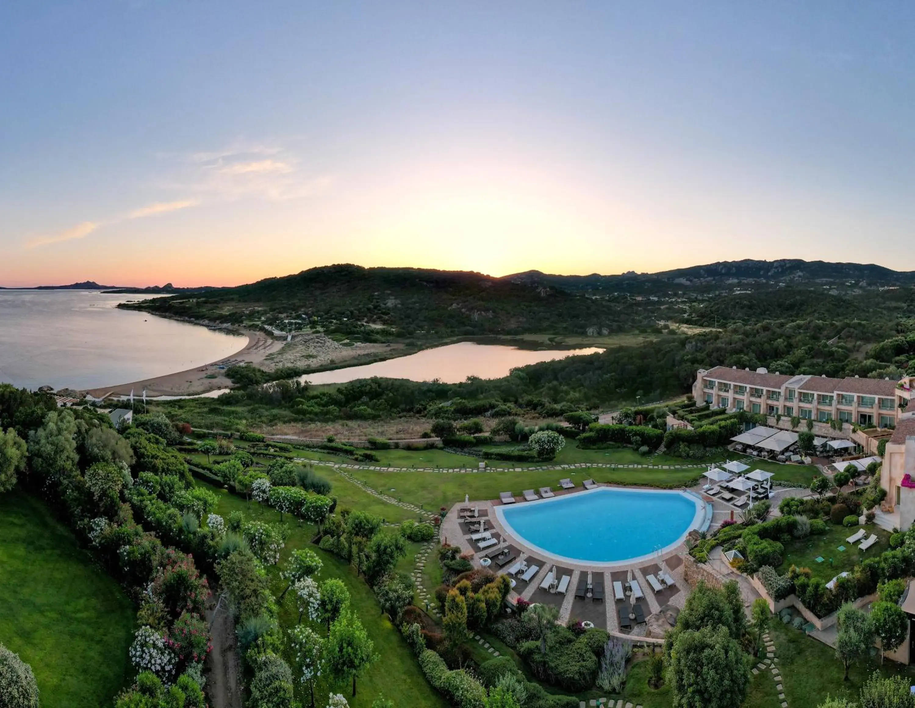 Bird's eye view in L'Ea Bianca Luxury Resort Bird's eye view in L'Ea Bianca Luxury Resort
