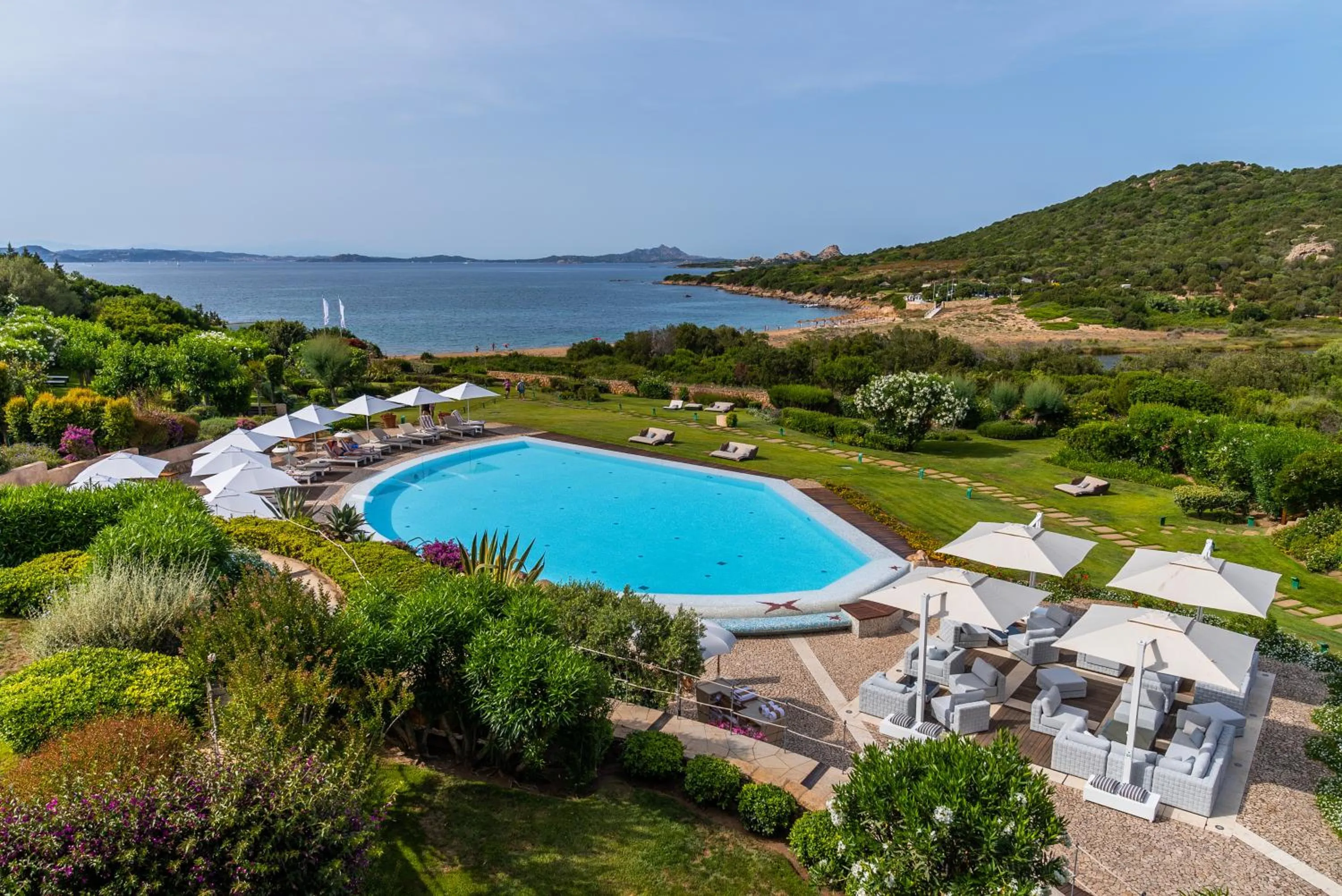 Bird's eye view in L'Ea Bianca Luxury Resort