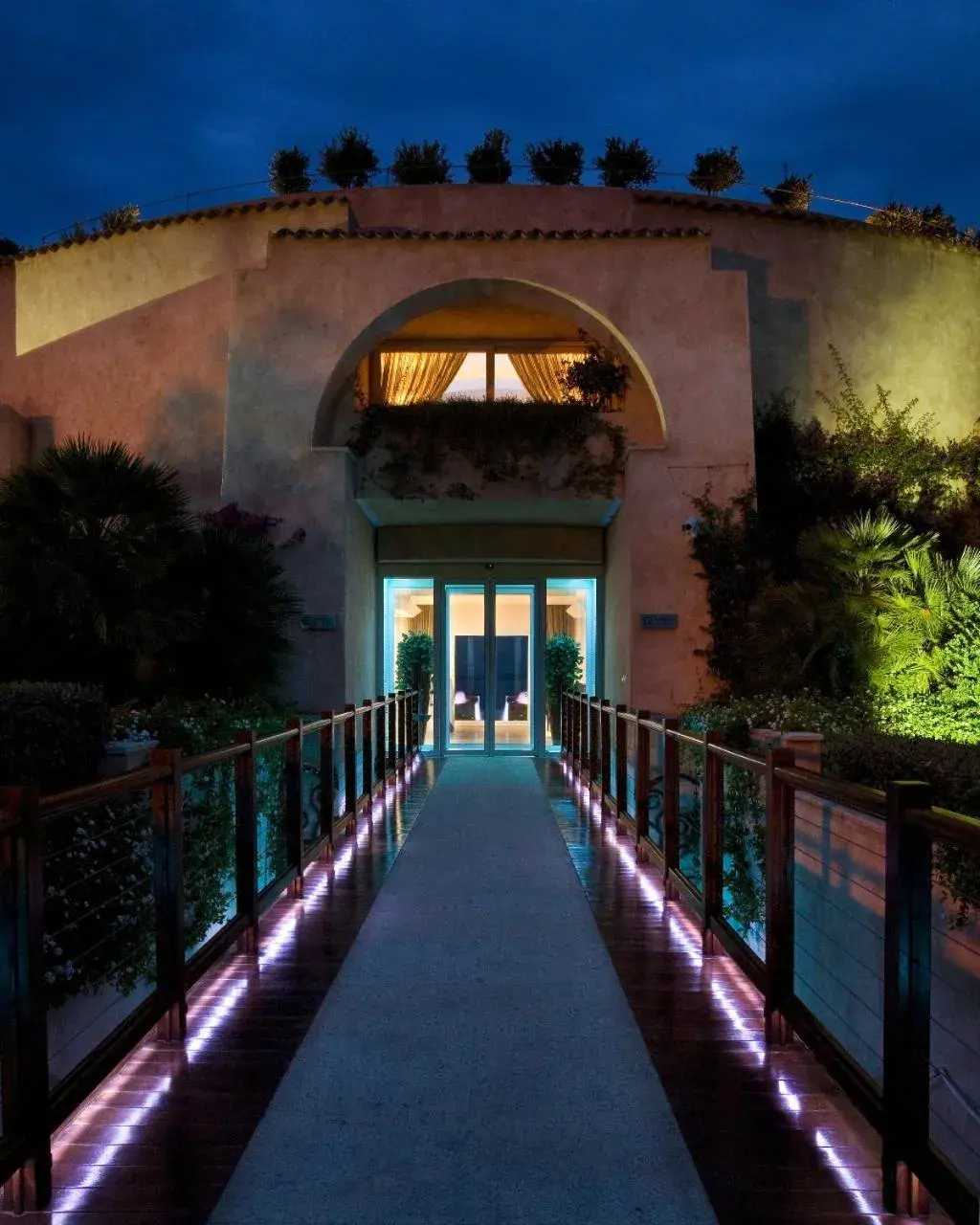 Facade/entrance in L'Ea Bianca Luxury Resort Facade/entrance in L'Ea Bianca Luxury Resort